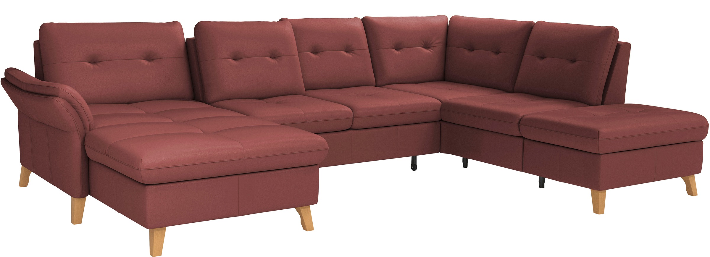 sit&more Wohnlandschaft »Göteborg«, inkl. Sitztiefenverstellung, wahlweise mit Bettfunktion & Bettkasten