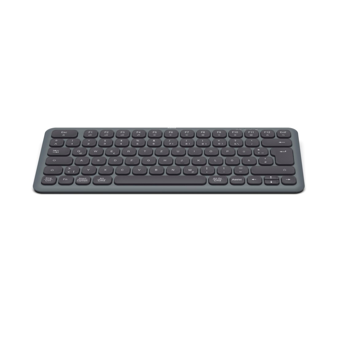 Hama Tastatur »Tastatur WK-500 (kabellos, QUERTZ, Multi-Device, klein)«