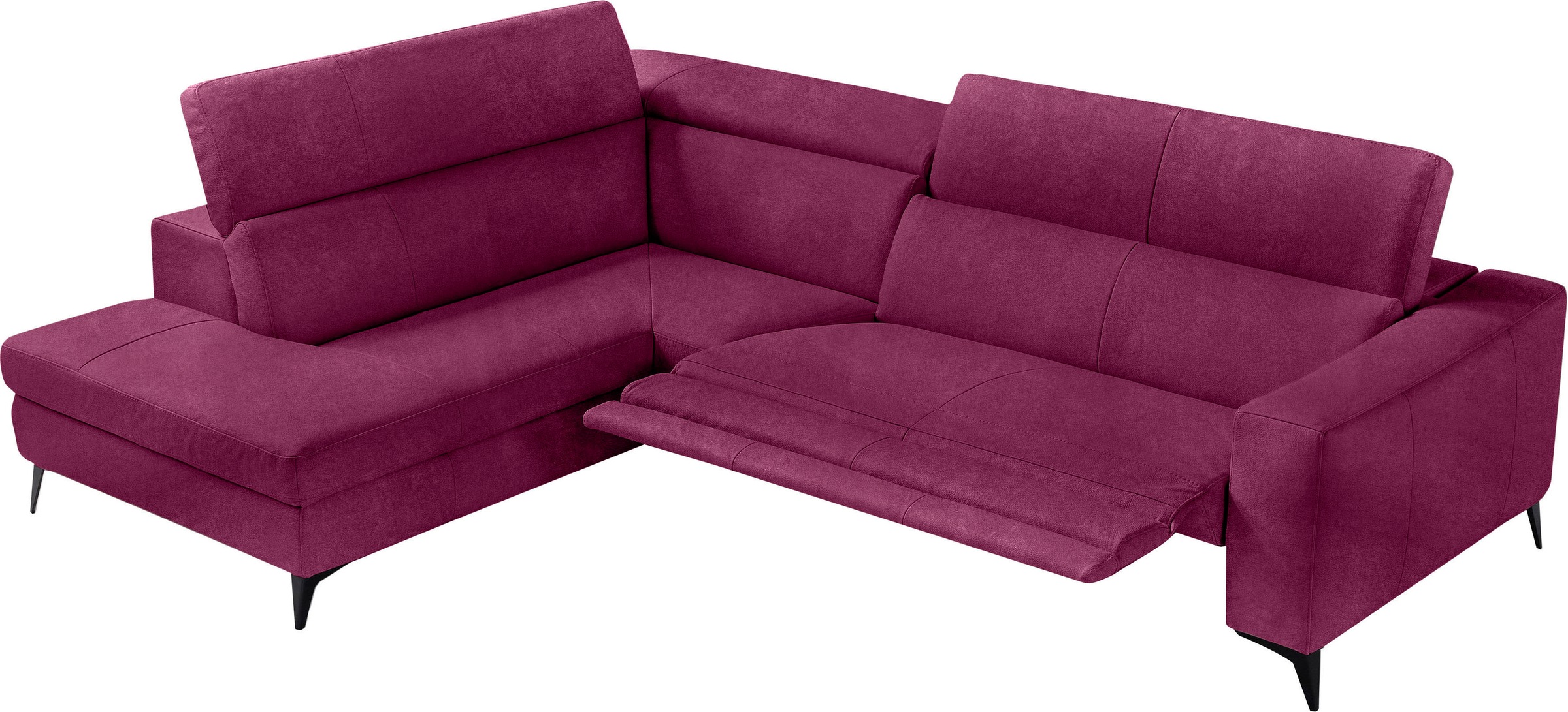 Egoitaliano Ecksofa »Edith, Designsofa mit hohem Sitzkomfort, L-Form«, inkl günstig online kaufen