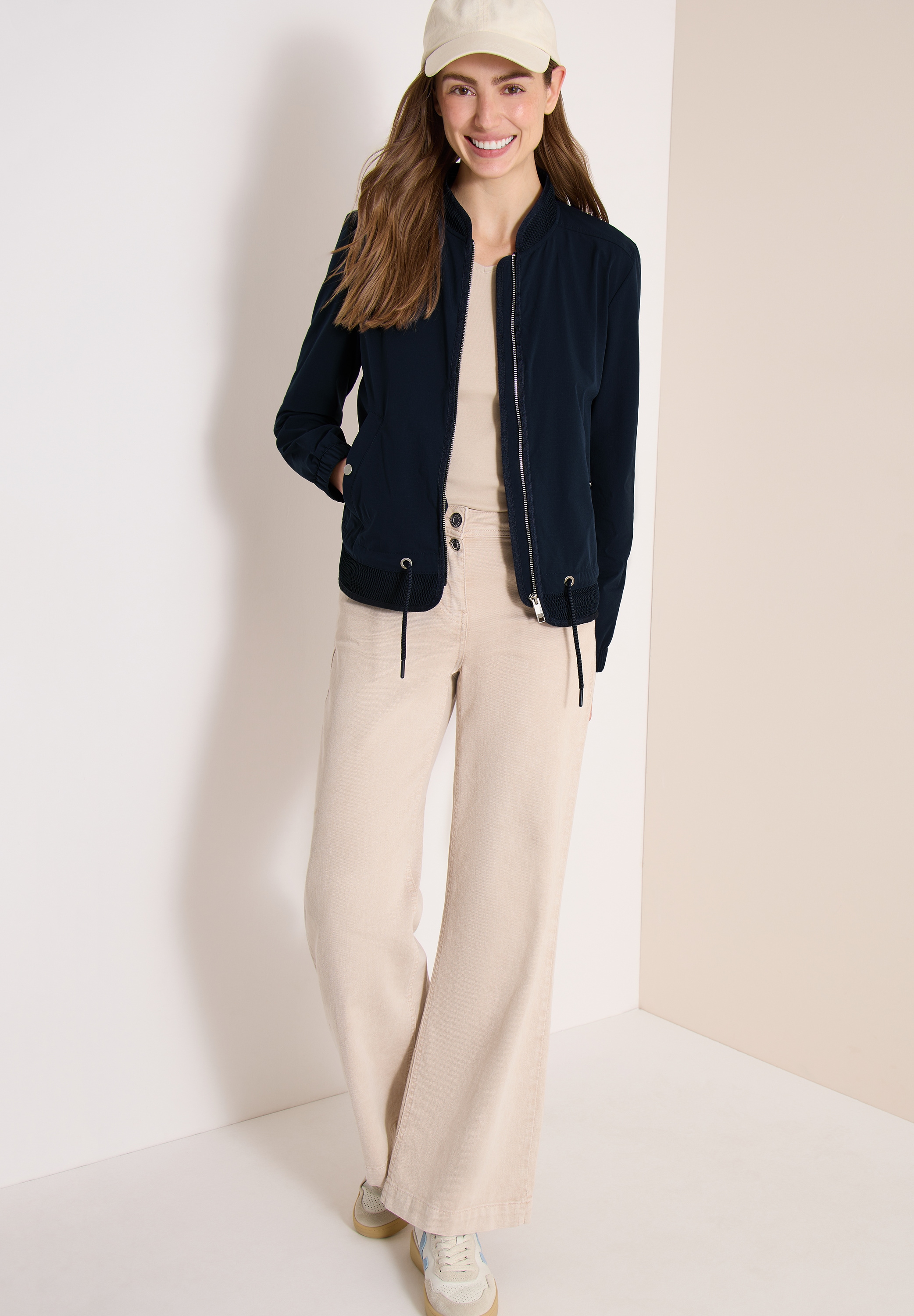 Cecil Blouson mit Tunnelzug am Saum