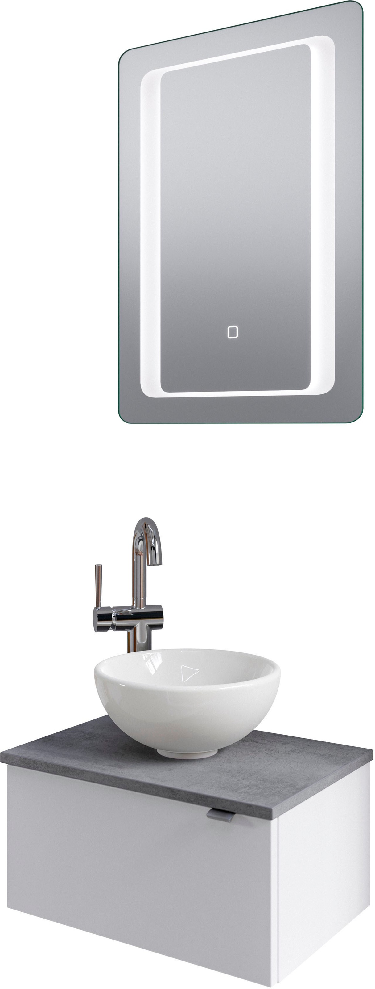 Saphir Badmöbel-Set »Serie 6915« 4 Stk. tlg. Gäste-Bad, 51 cm breit, mit LE günstig online kaufen