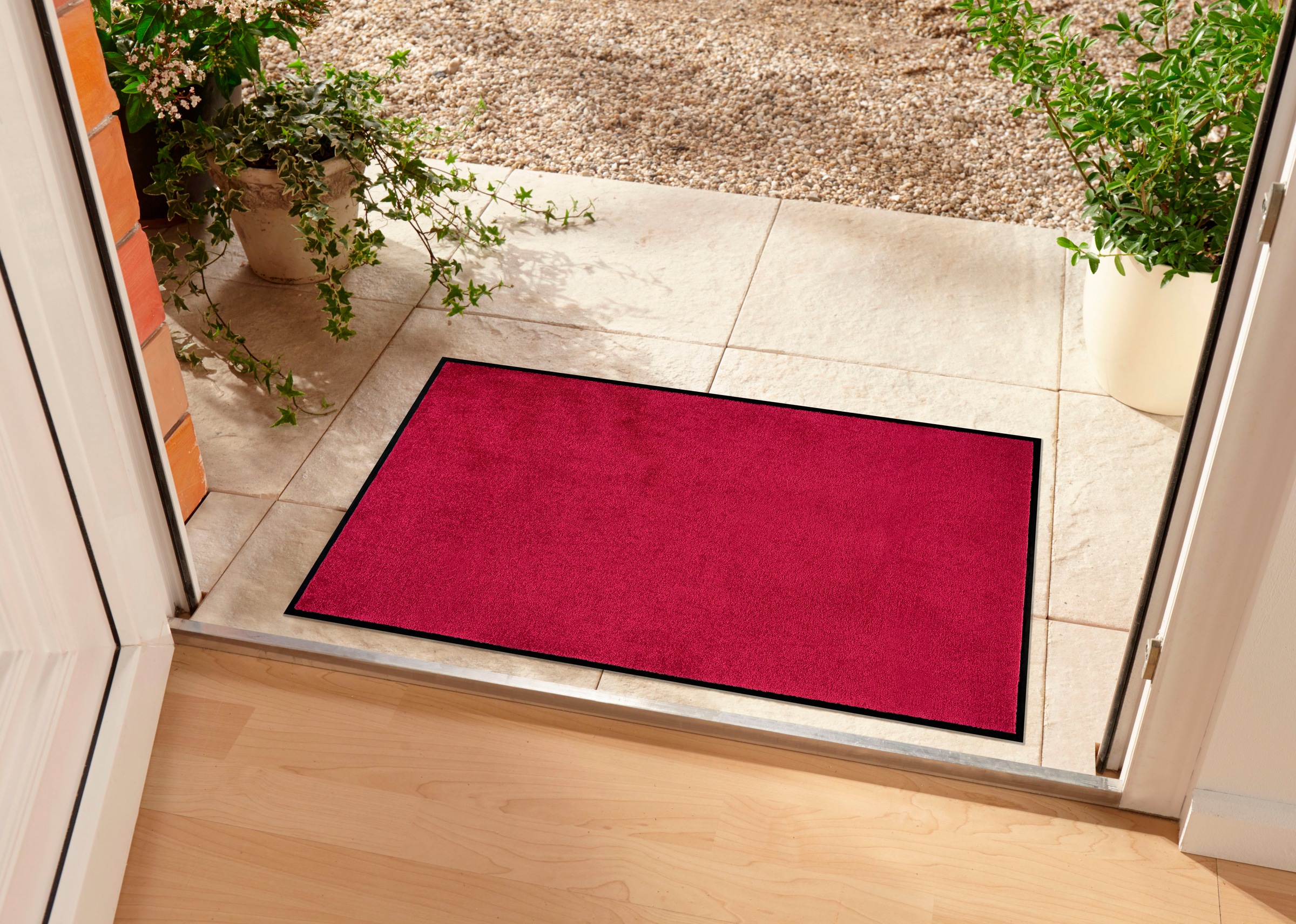 2. Bild von Home affaire Fußmatte »Triton«, rechteckig, waschbar, Uni-Farben-Design, rutschfest, robust, pflegeleicht