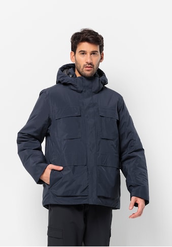 Trekkingjacke »TEXTOR UTILITY JKT M«, mit Kapuze