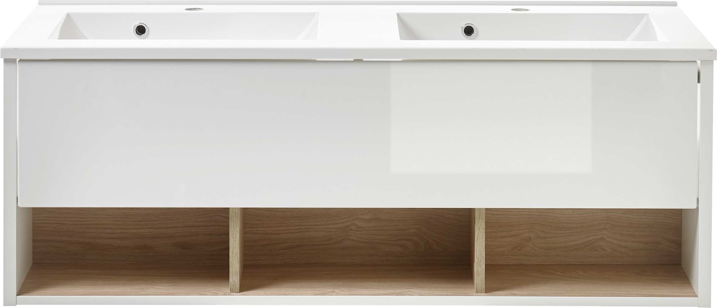 Places of Style Waschtisch »Studio Line, Waschtisch inkl. Waschbecken, modernes Design«, in zwei Farben verfügbar, ausreichend Stauraum