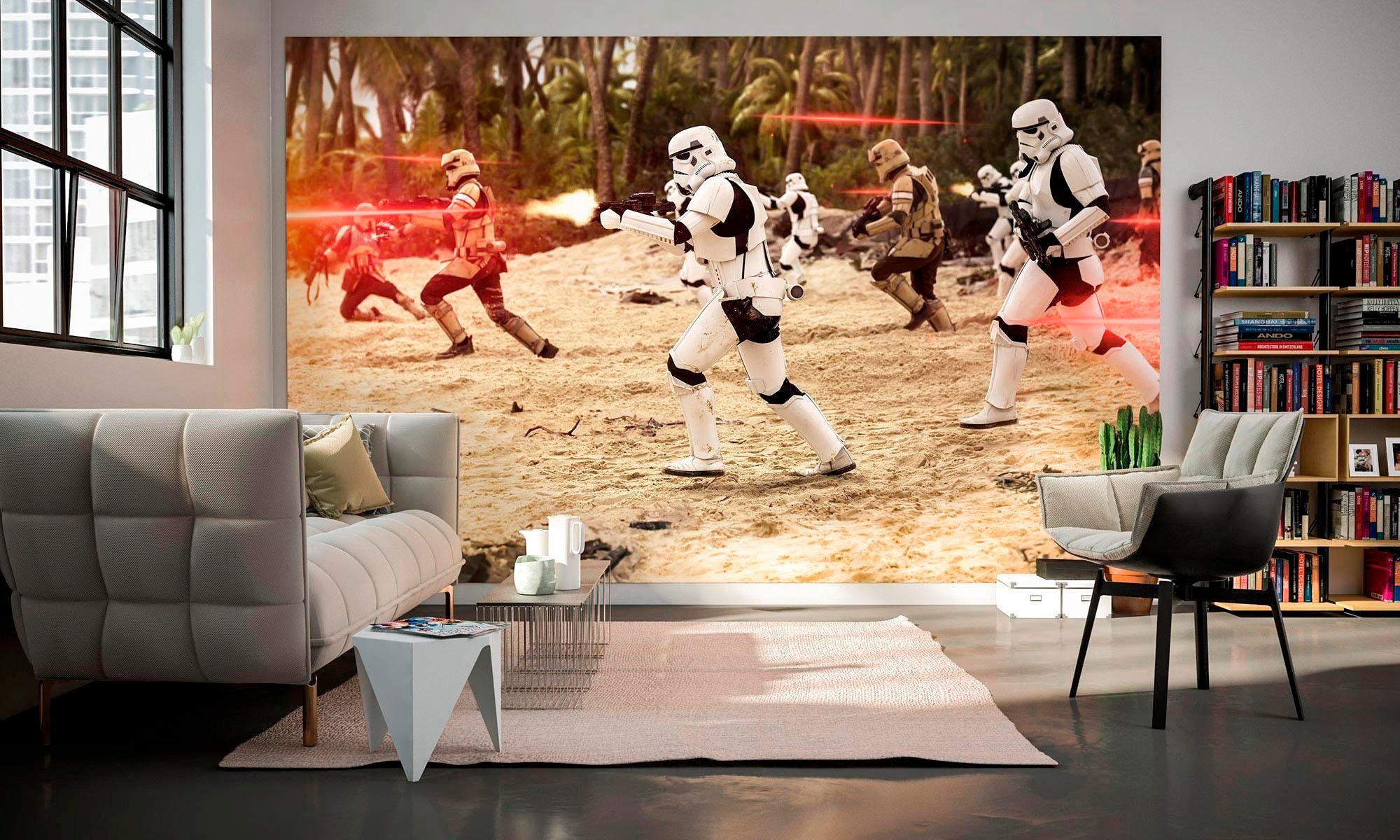 Komar Vliestapete »Star Wars Imperial Strike«, 400x250 cm (Breite x Höhe), günstig online kaufen