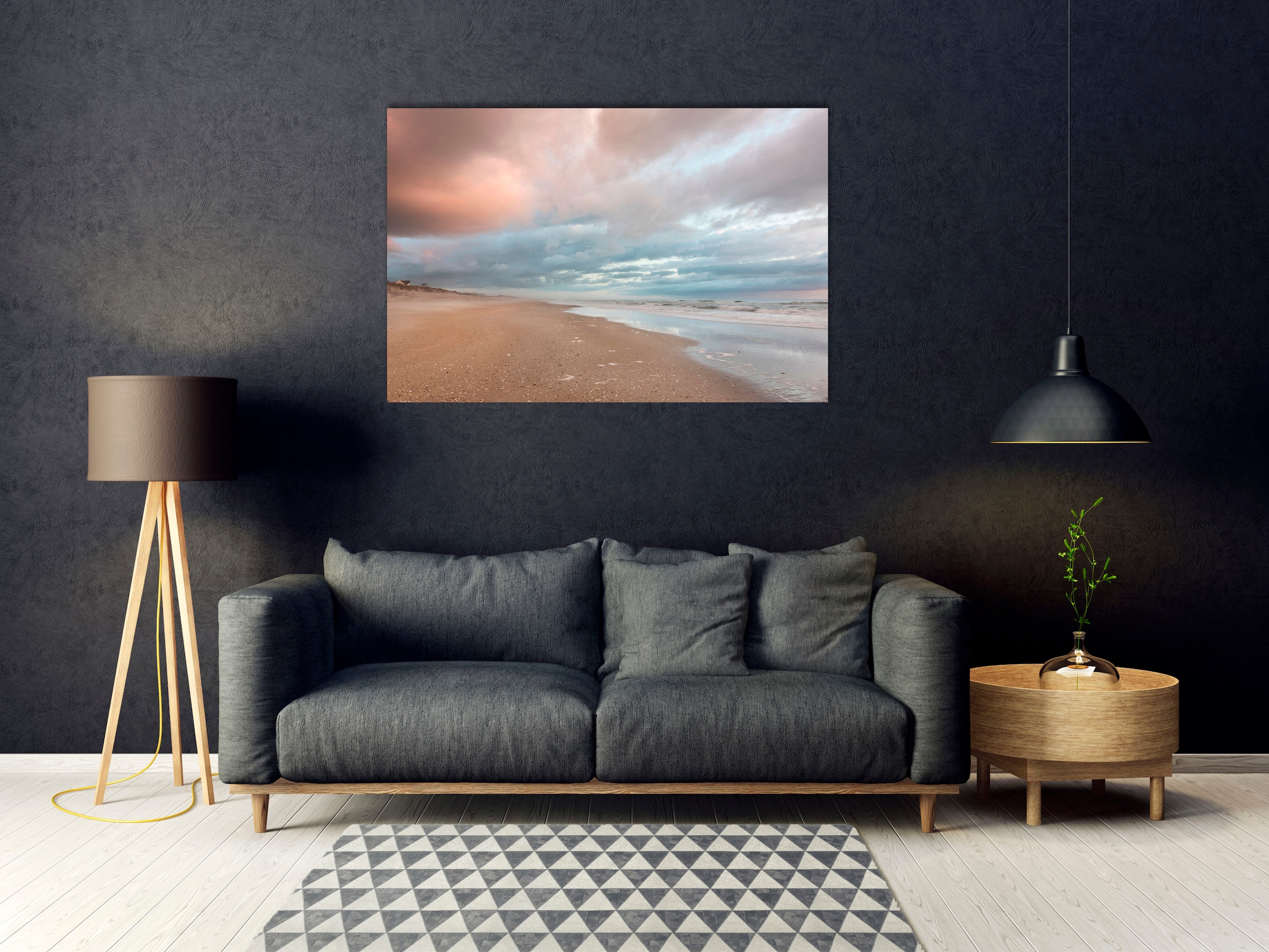 queence Acrylglasbild »Exes« Strand 1 Stk. tlg. günstig online kaufen