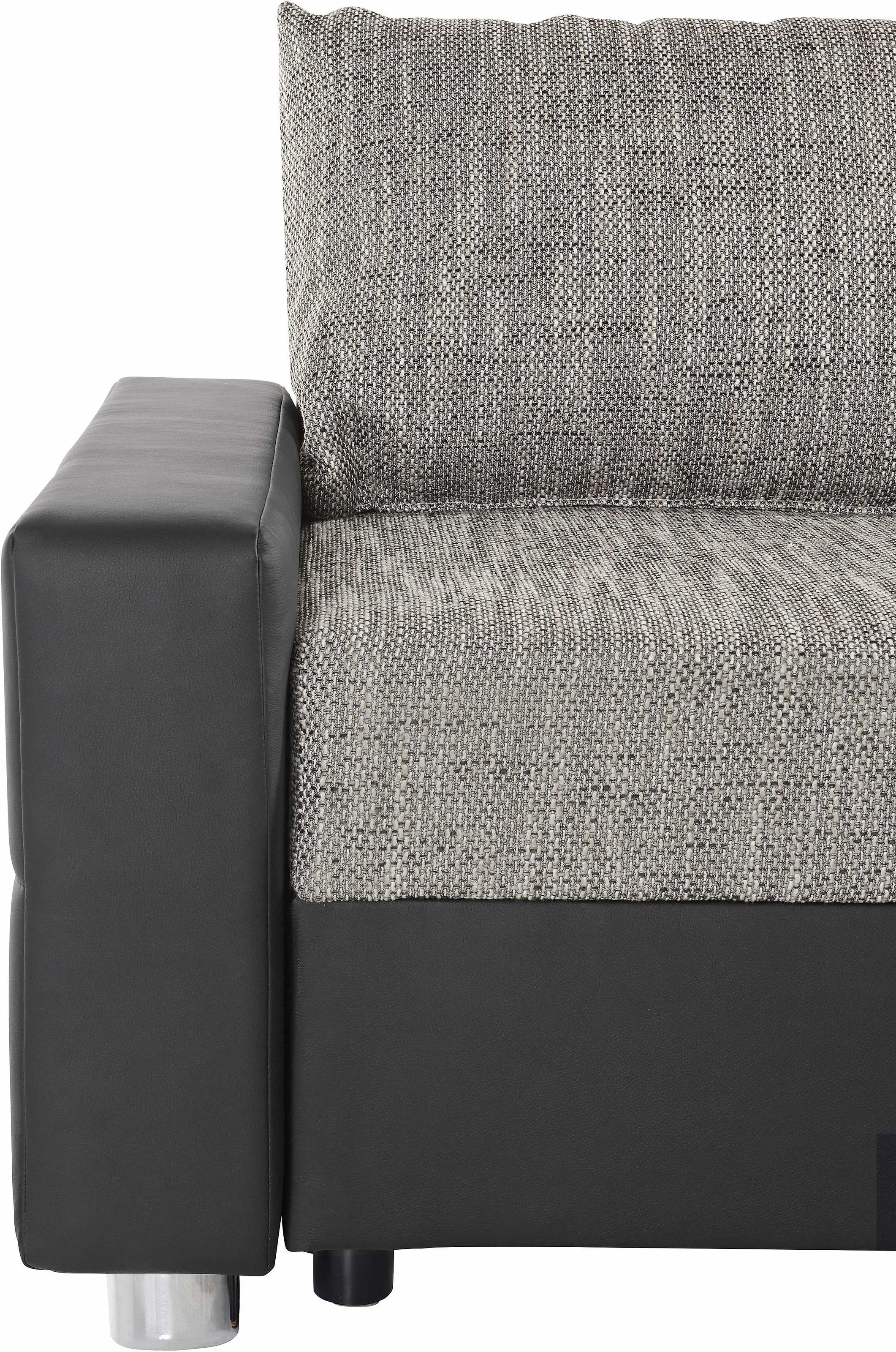 COLLECTION AB Ecksofa Parma, mit Bettfunktion, inkl. Zier- und Rückenkissen