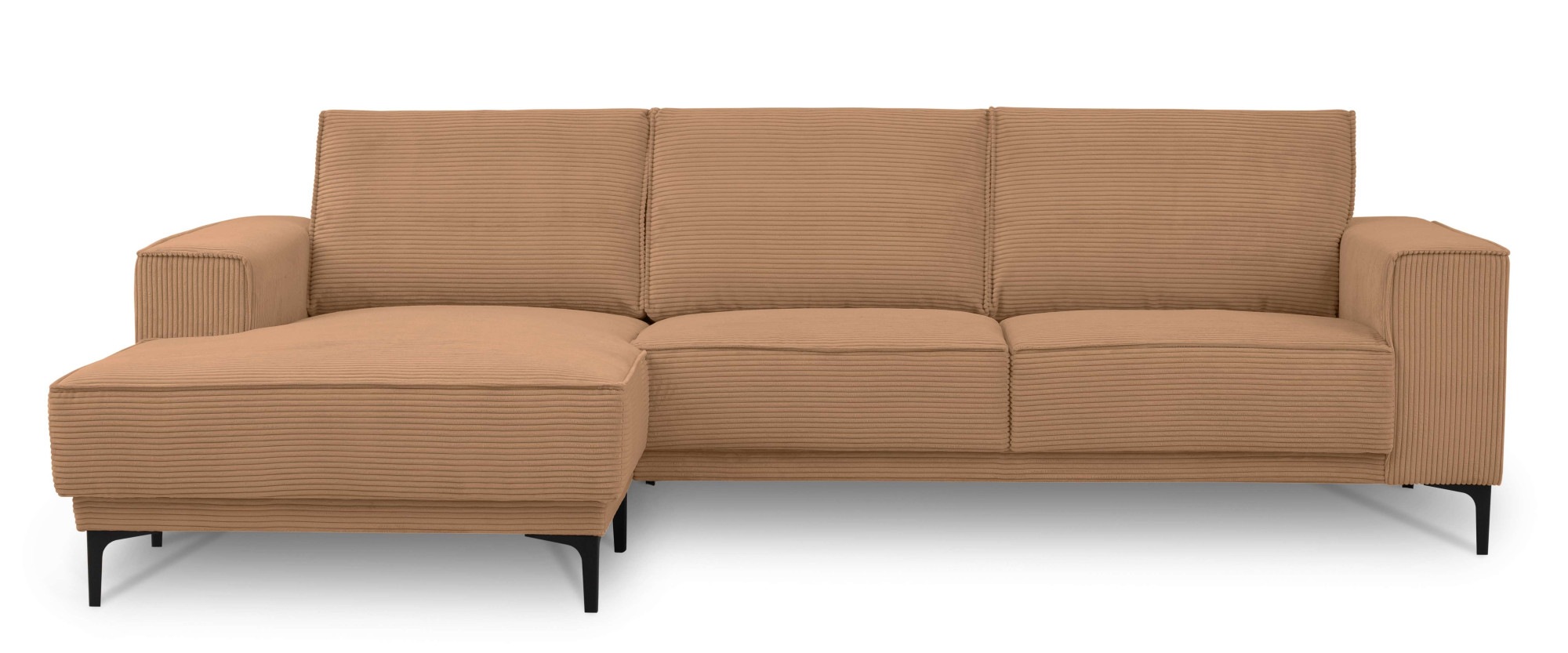 PLACES OF STYLE Ecksofa »Polsterecke Oland, Struktur, Flachgewebe, Luxus-Mi günstig online kaufen