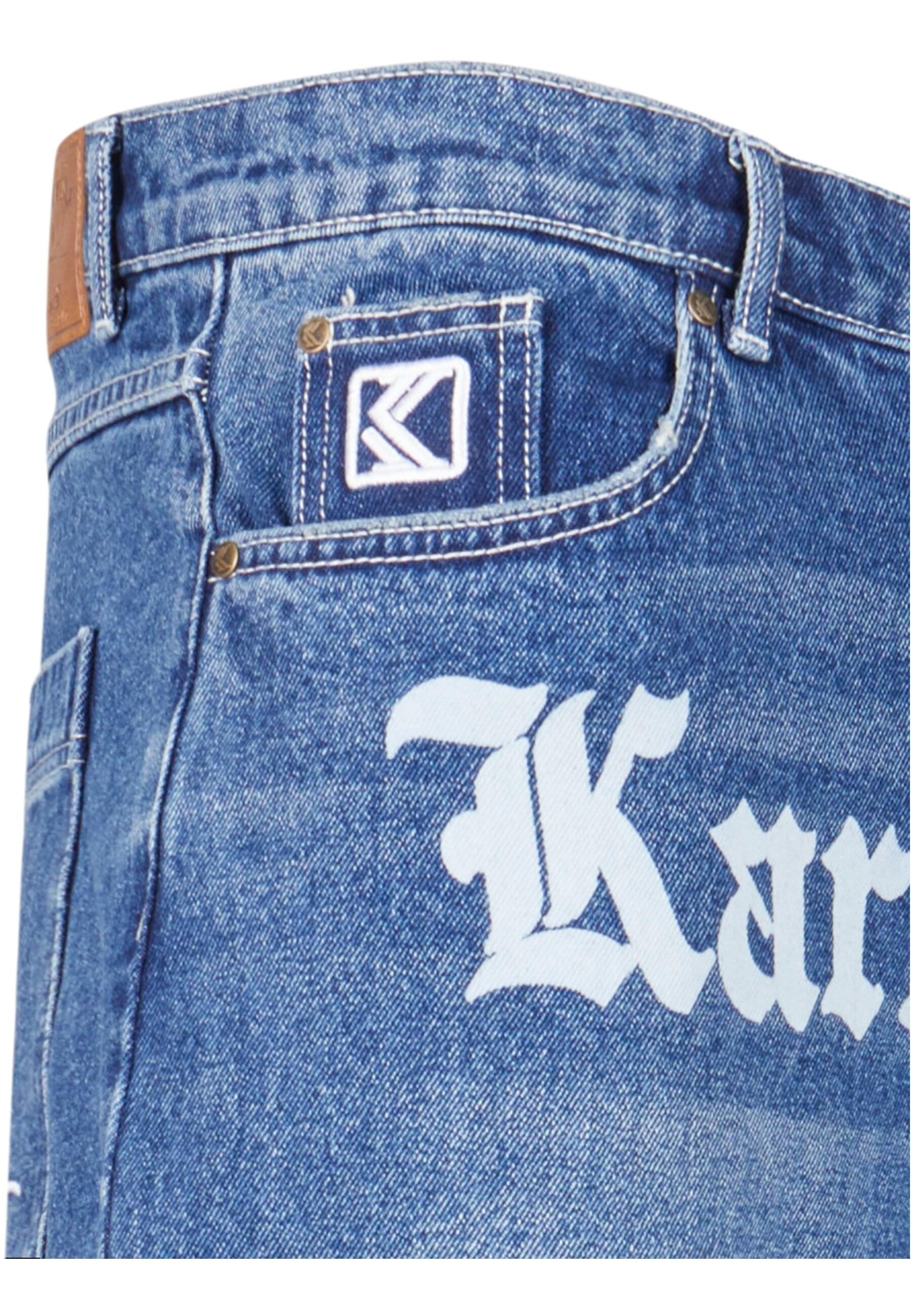 Karl Kani Shorts »Karl Kani Herren Karl Kani OG Old English Denim Shorts«