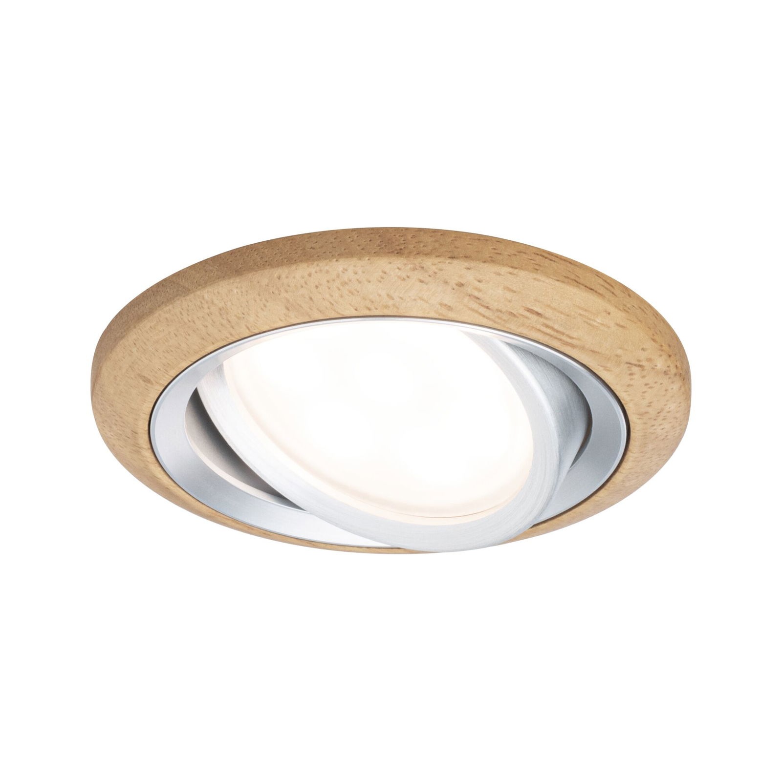 Paulmann LED Einbauleuchte »LED Einbauleuchte Lanati 3er-Set 3x6W 3x470lm 230V 2700K«, 3 flammig