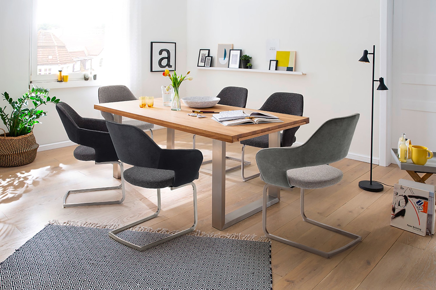 MCA furniture Kulissen-Esstisch »Dayton Esstisch Kufentisch« Synchronauszug günstig online kaufen