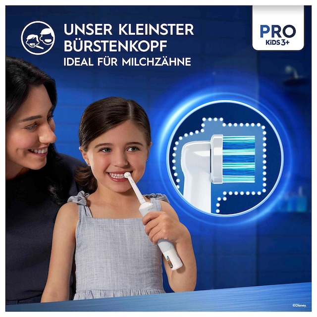 Oral-B Elektrische Zahnbürste »Pro Kids Disney 100«, 1 St. Aufsteckbürsten,  für Kinder ab 3 Jahren online bestellen