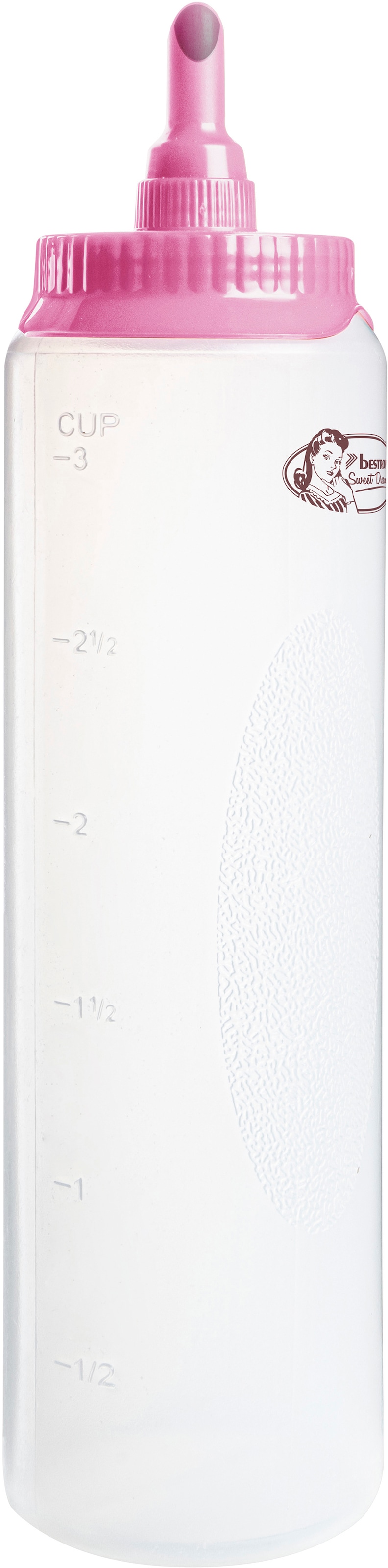bestron Teigportionierer »ABOTTLE«, (1 tlg.), mit Skala, Teigdosierer für 700 ml