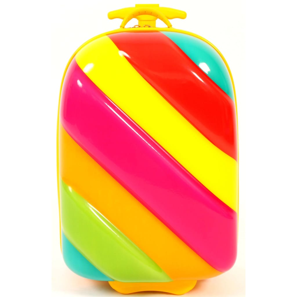 CHIC2000 Kinderkoffer »Bouncie, Rainbow candy«, 2 Rollen