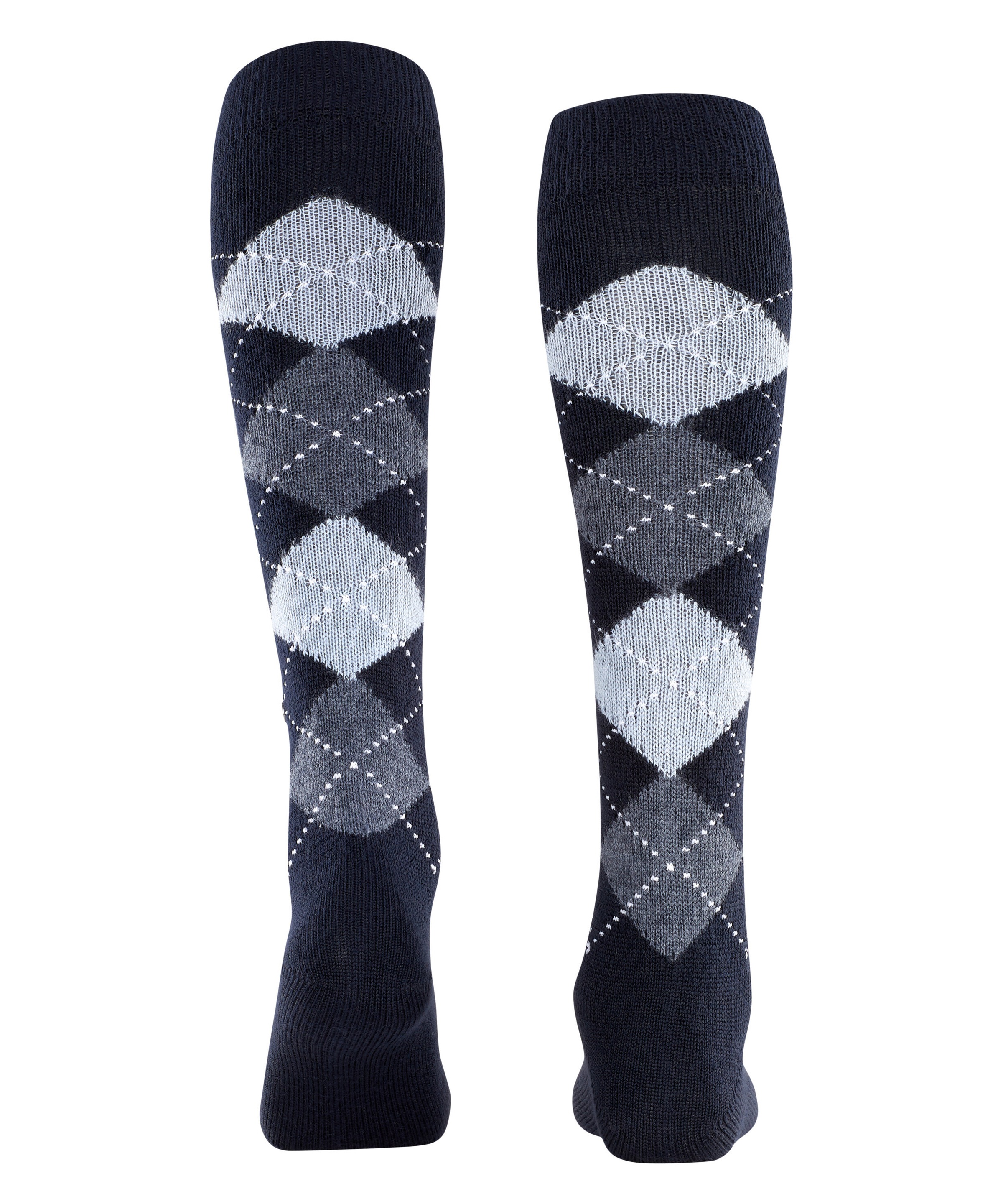 Burlington Kniestrümpfe »Whitby« Einheitsgröße 36-41, Argyle-Muster, weiche Haptik