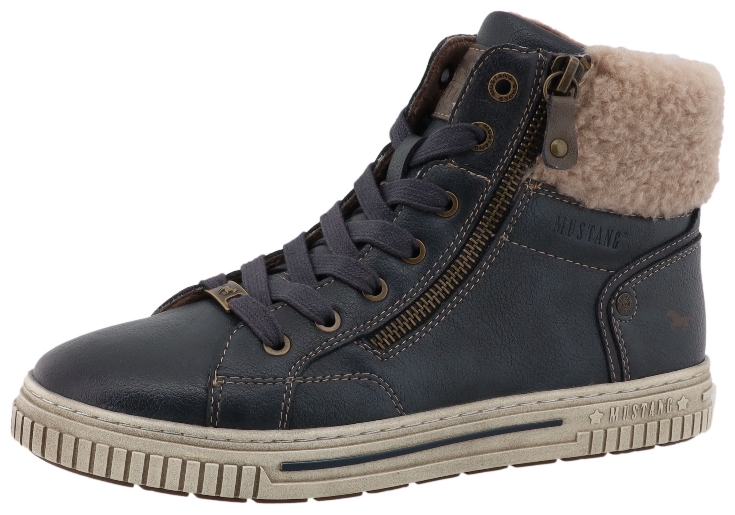 Mustang Shoes Winterboots »Janique«  High Top Sneaker, Winterboots mit Warmfutter