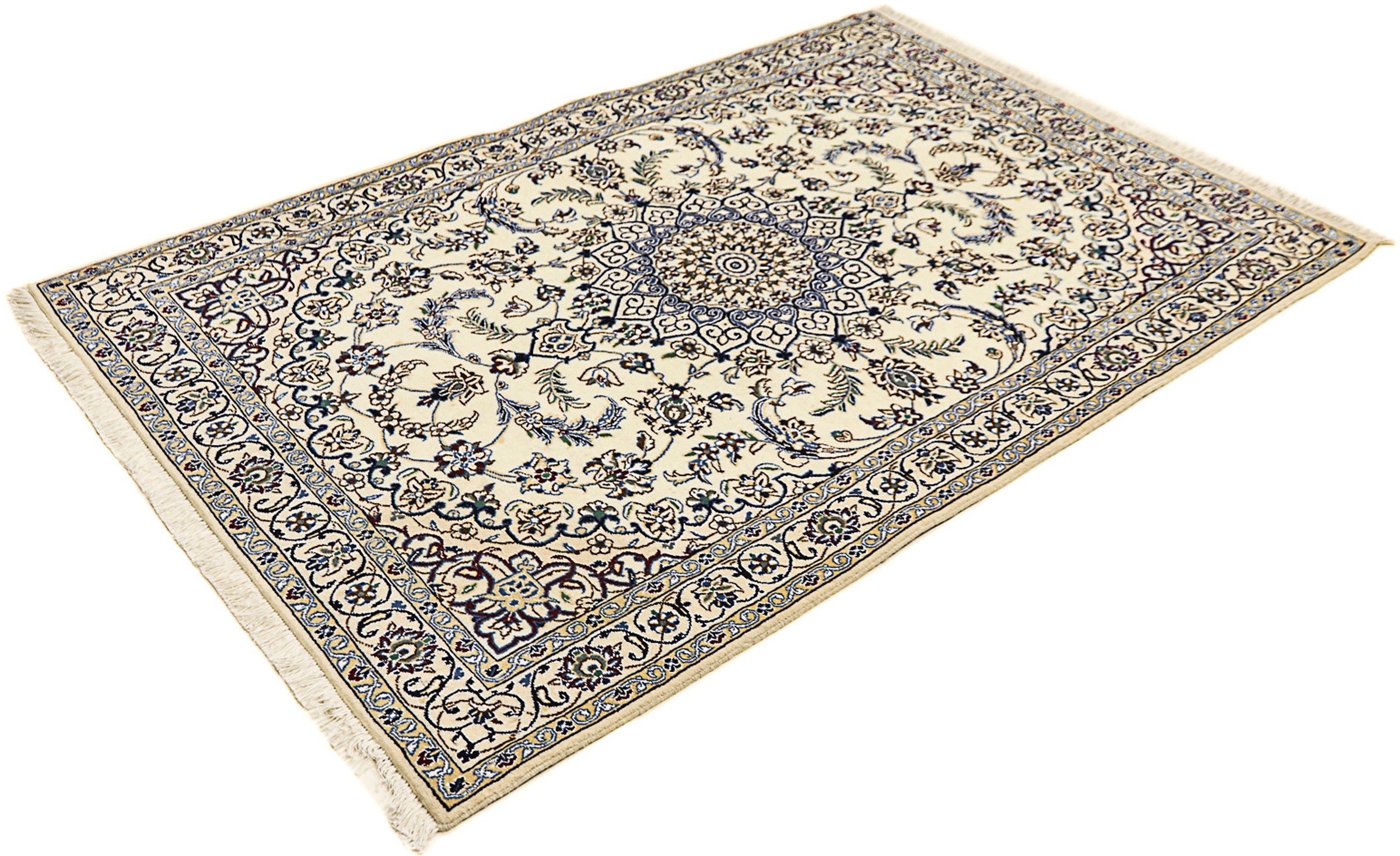 morgenland Orientteppich »Perser - Nain - Royal - 180 x 118 cm - beige«, re günstig online kaufen
