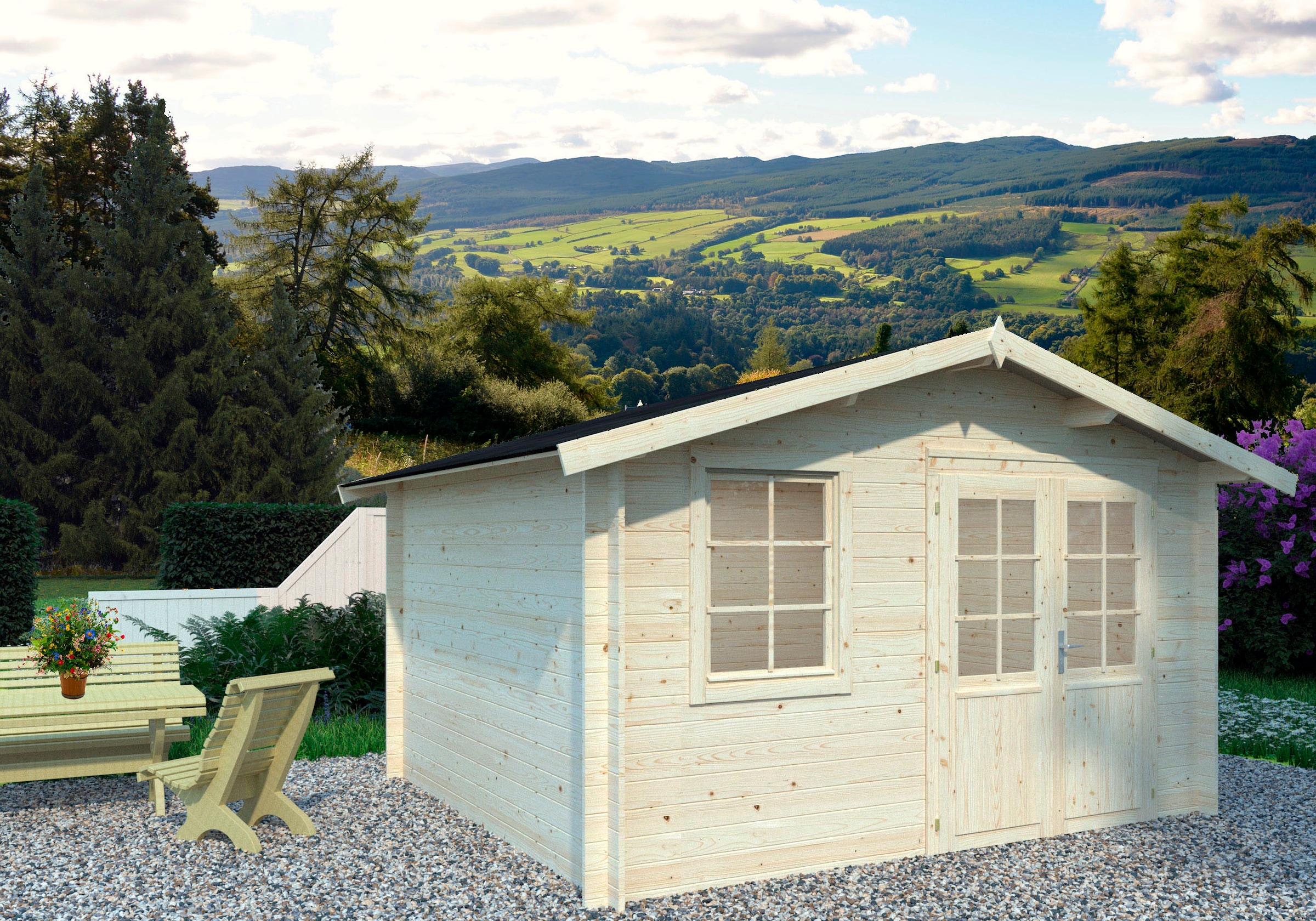 Palmako Gartenhaus »Klara«, 10,4 qm online kaufen Quelle.de