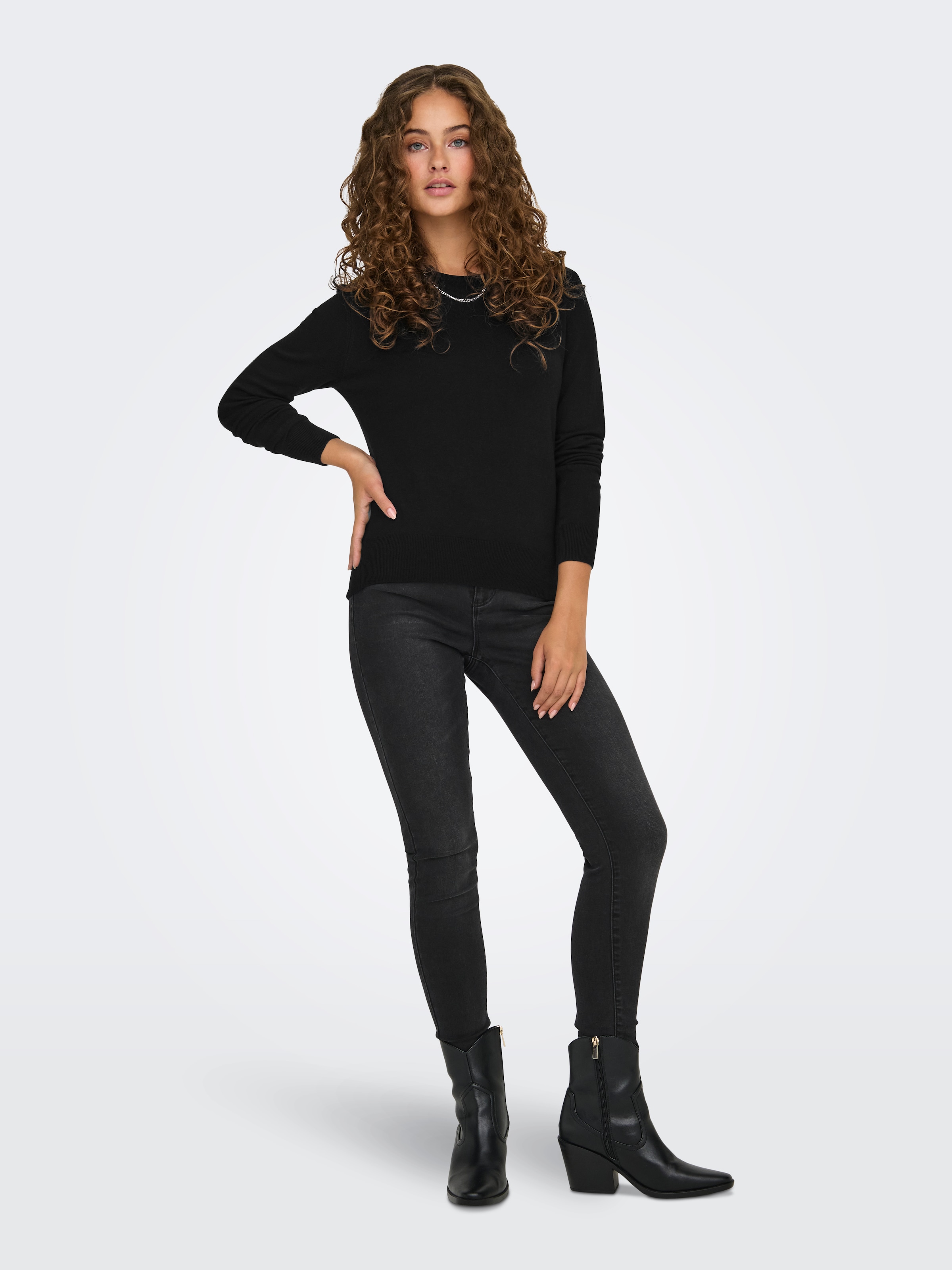 ONLY Strickpullover »ONLVENICE LIFE LS ONECK PULLOVER KNT NCA«