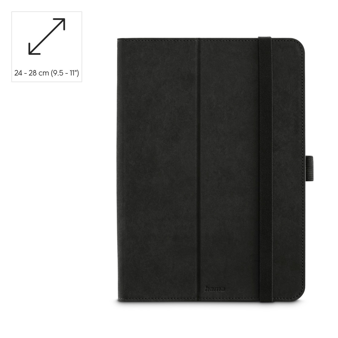 Hama Tablet-Hülle »Schutzhülle "Velvet" für Tablets 24 - 28 cm (9.5 - 11")«, mit Einsteckfächer, universell