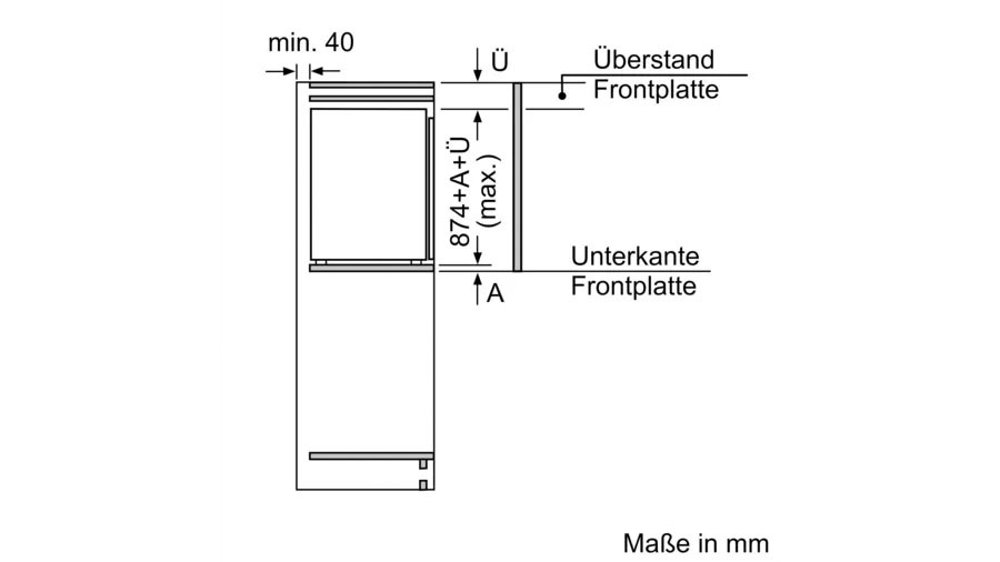 9. Bild von NEFF Einbaukühlschrank »KI2221SE0«, KI2221SE0, 87,4 cm hoch, 54,1 cm breit, Fresh Safe: Schublade für flexible Lagerung von Obst & Gemüse