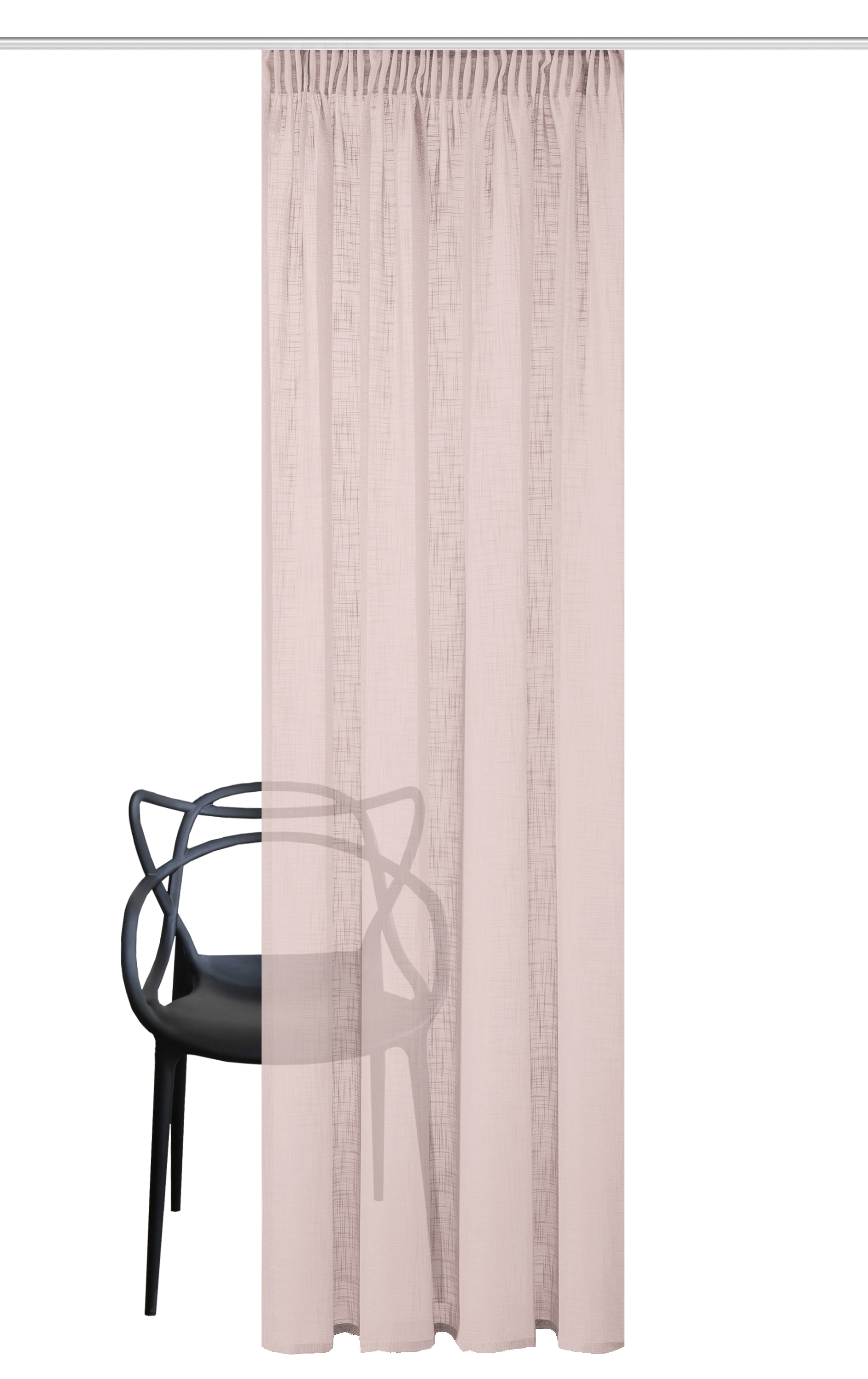 Home Basics Gardine »SOFTY« Multifunktionsband 1 Stk. tlg. Kombibandschal Leinenstruktur SOFT