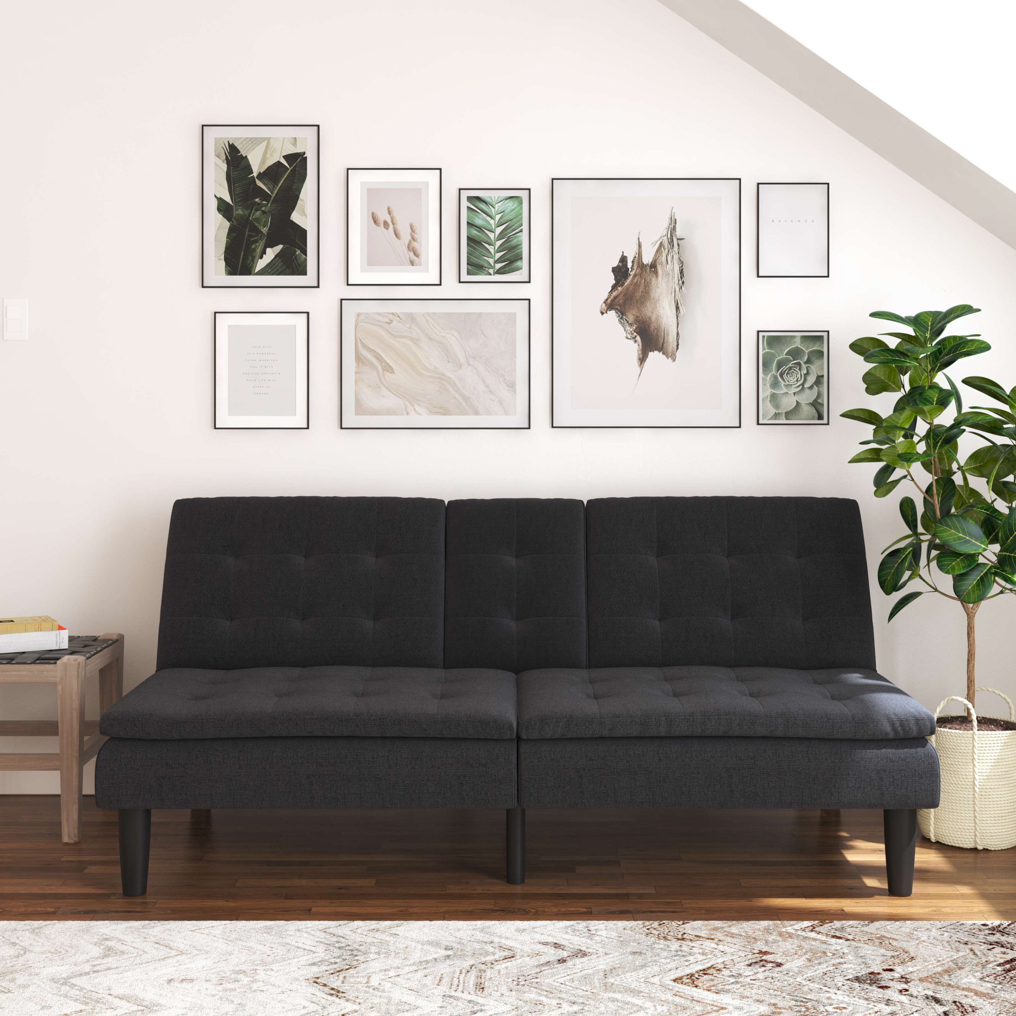 Dorel Home Schlafsofa »MAINE, Kinosofa mit Relax- und Bettfunktion,«, mit 2 Getränkehaltern, Liegefläche 190 x 110 cm