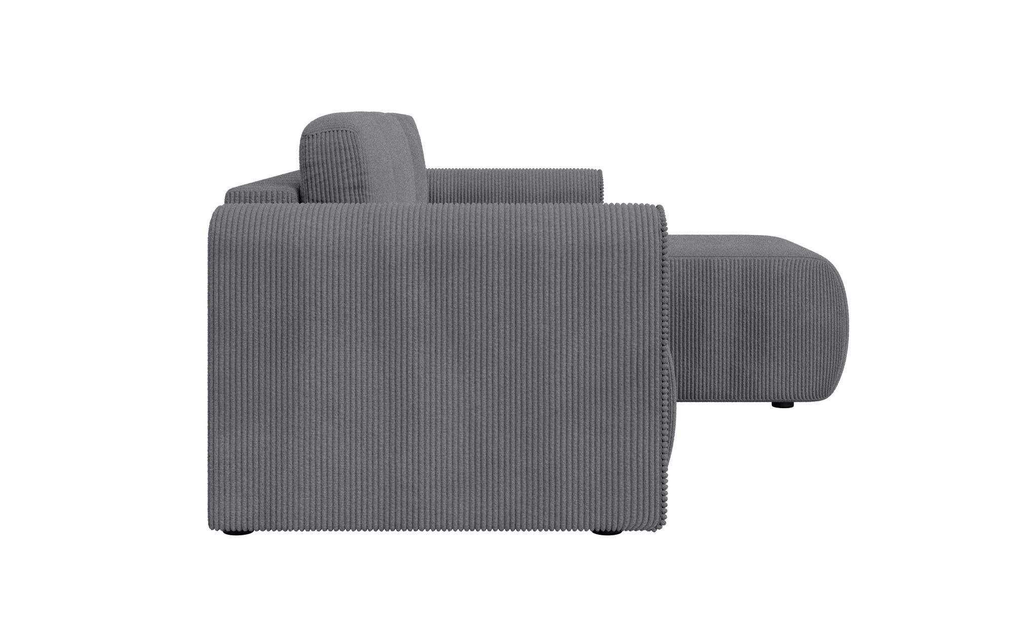 INOSIGN Ecksofa »Zacharia wahlweise Schlafsofa mit Bettkasten, B/T/H 250/166/86 cm«, L-Form mit Wellenunterfederung, Recamiere beidseitig montierbar