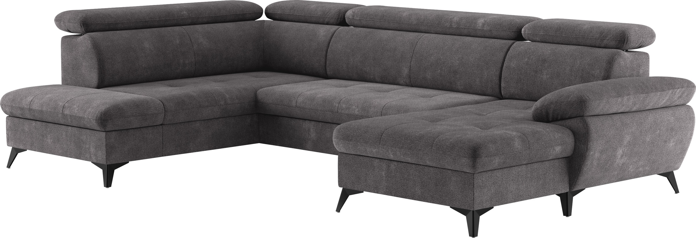 COTTA Wohnlandschaft »Hudson U-Form«, mit Kopfteilverstellung, wahlweise mit Bettfunktion & Bettkasten