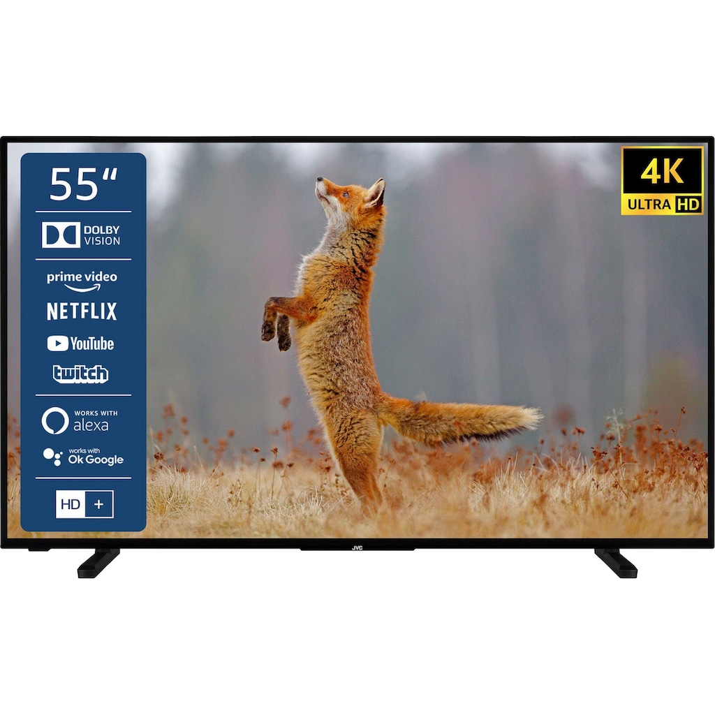 JVC LED-Fernseher »LT-55VU2255«, 139 cm/55 Zoll, 4K Ultra HD, Smart-TV