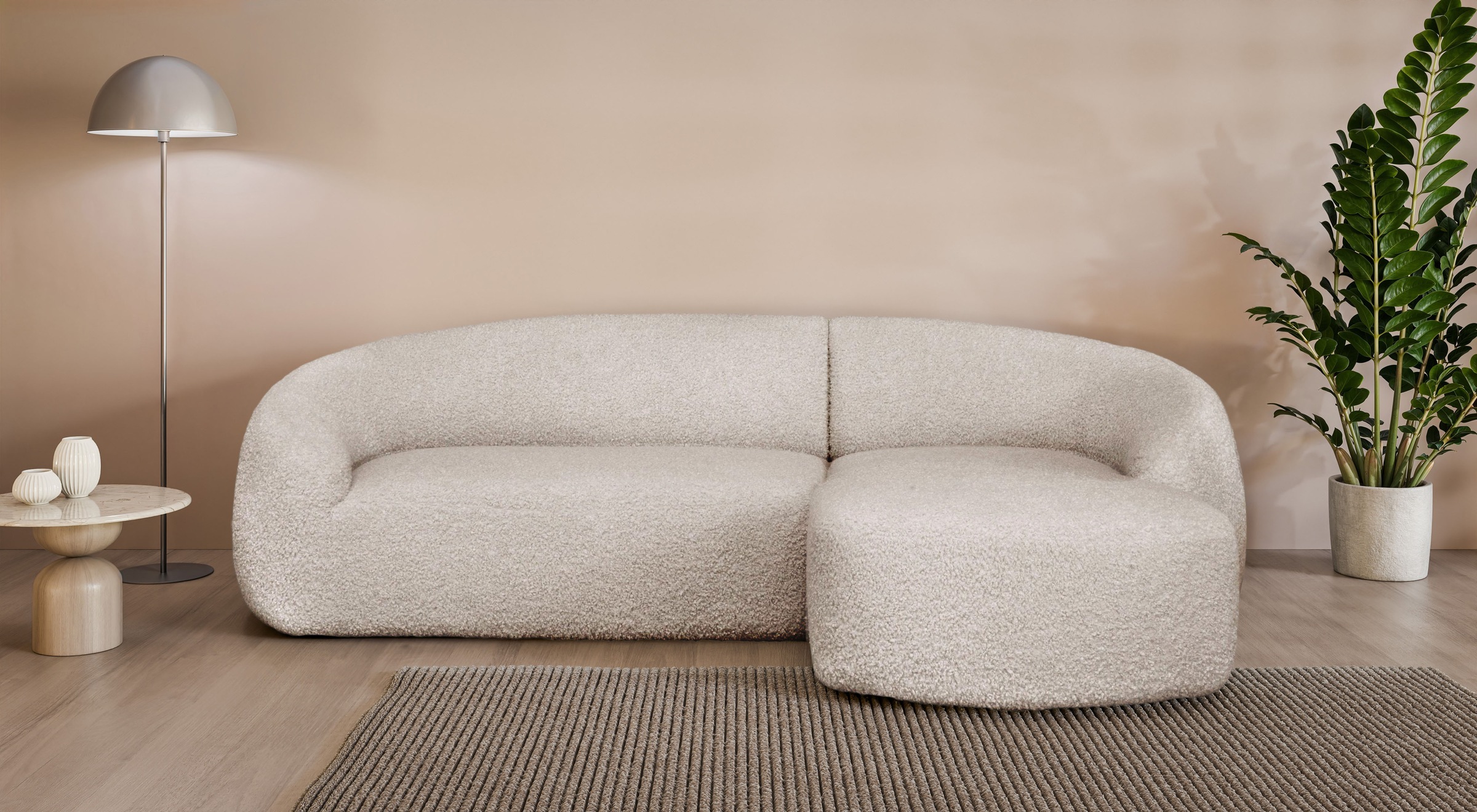 LeGer Home by Lena Gercke Ecksofa »YANI, L-Form, Designersofa, organische F günstig online kaufen