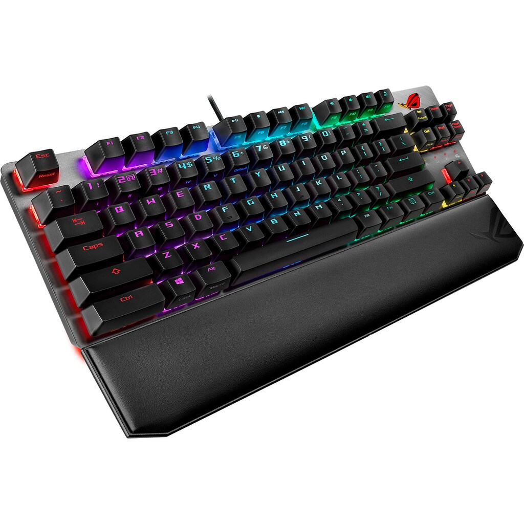 Asus Gaming-Tastatur »ROG Strix Scope NX TKL D/NXRD/DE«, (Multimedia-Tasten)