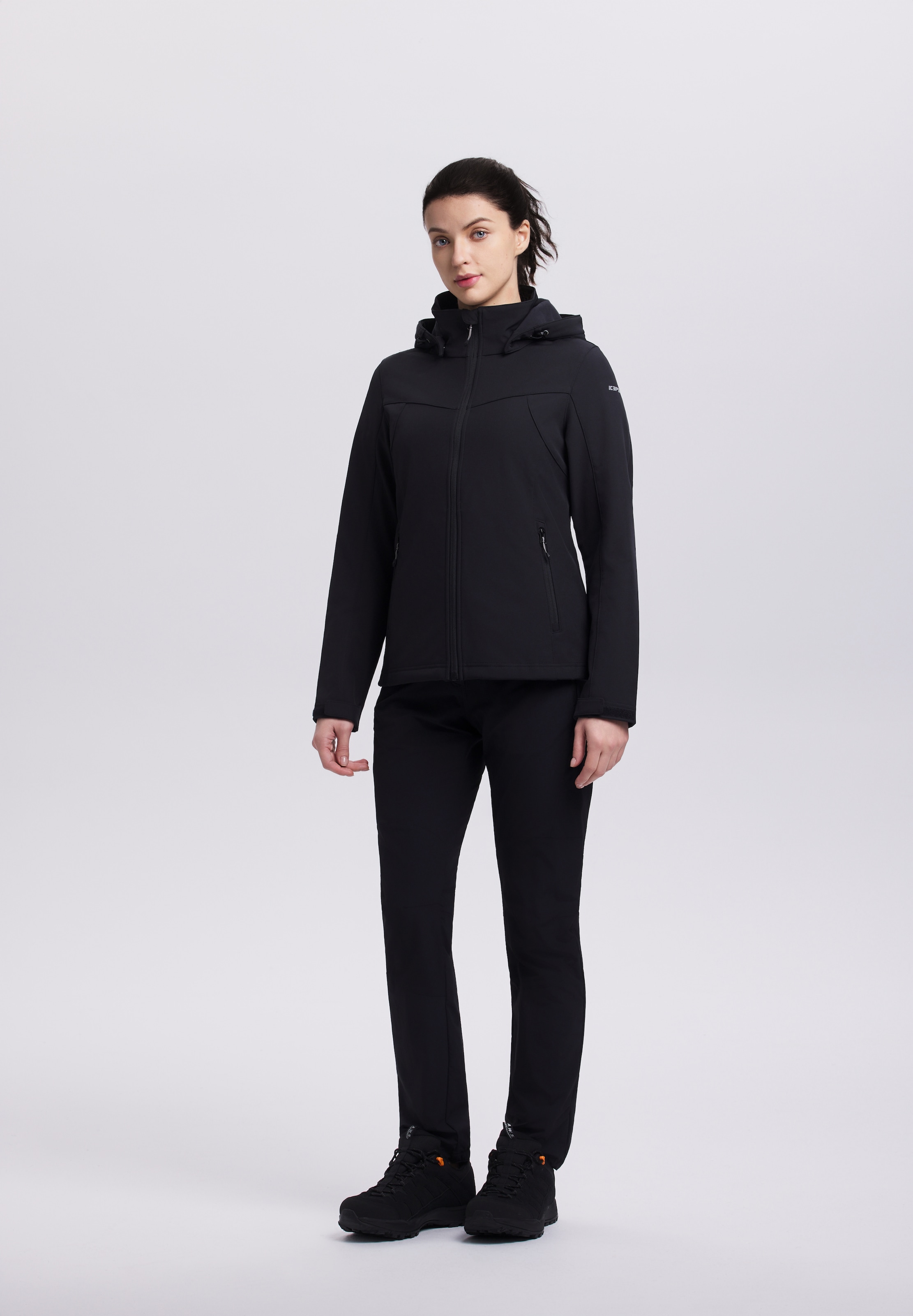 Icepeak Softshelljacke »ICEPEAK BRENHAM« mit Kapuze Winddicht & Wasserabweisend & Atmungsaktiv