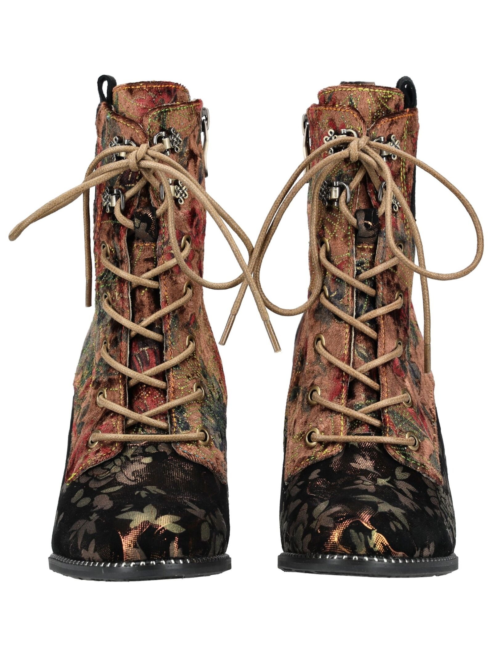 LAURA VITA High-Heel-Stiefelette »LAURA VITA Stiefelette Veloursleder/Textil«