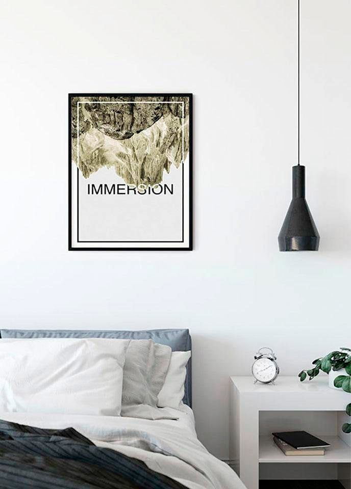 Komar Bild »Immersion Sand«, Abstrakt-Sprüche & Texte, (1 St.), Wandbild zur Dekoration - ohne Rahmen