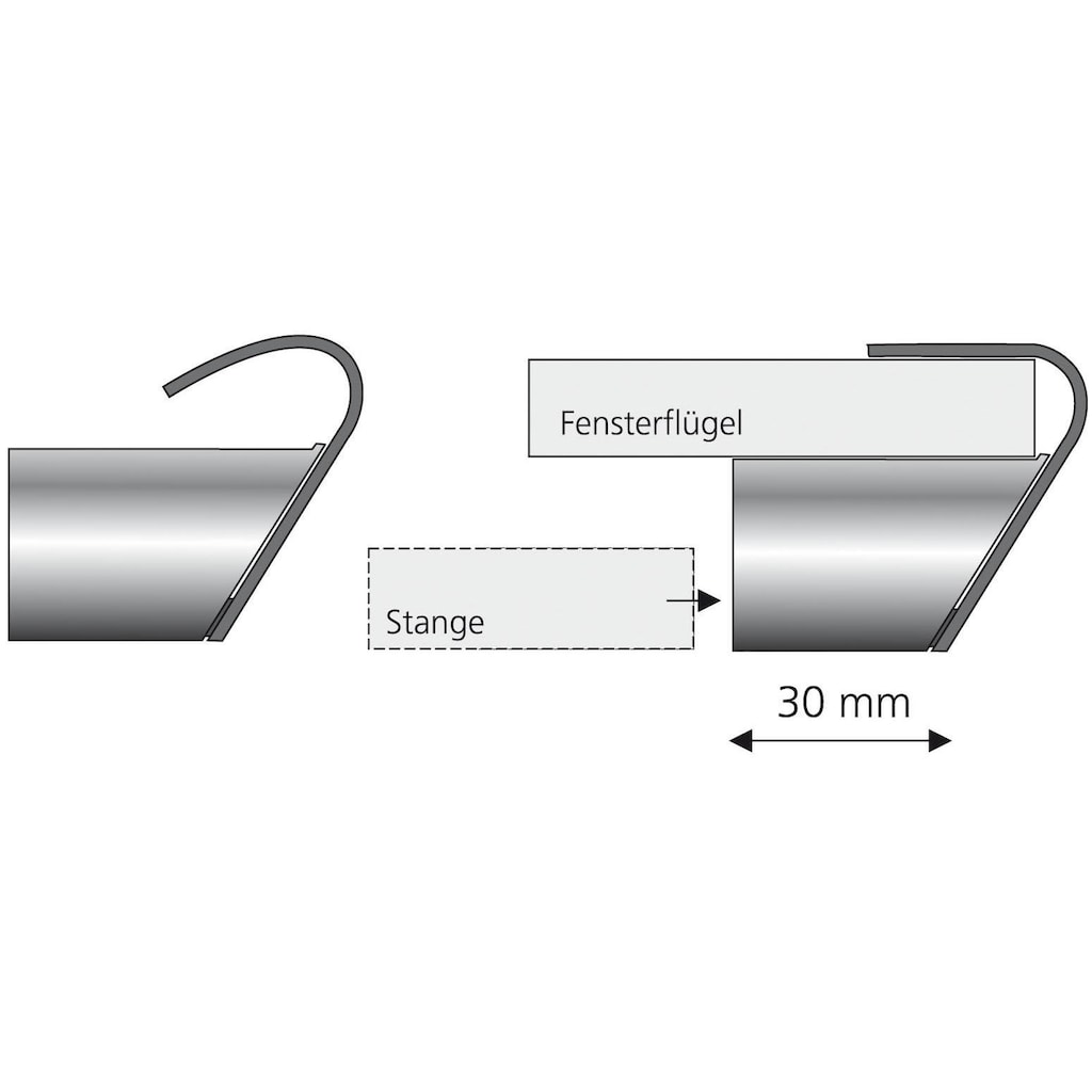 Liedeco Klemmträger, (Set, 2 St.)