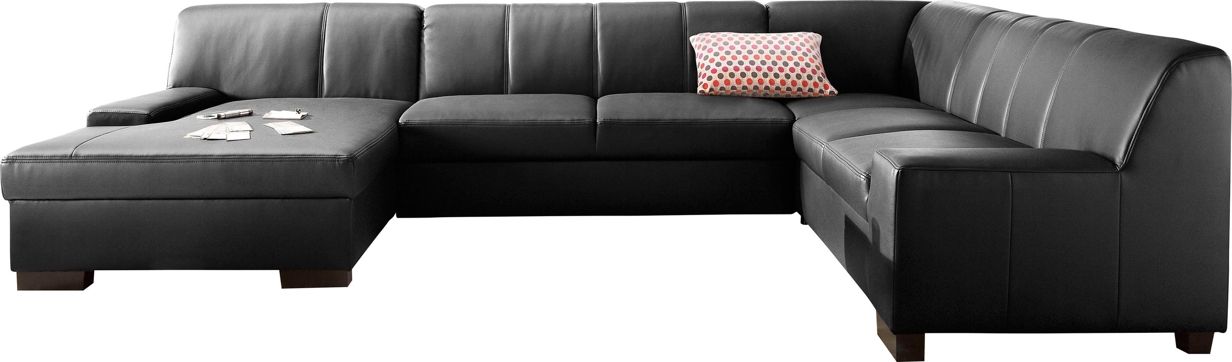 DOMO collection Wohnlandschaft »Norma, mit Kunstleder- oder Lederbezug, vie günstig online kaufen