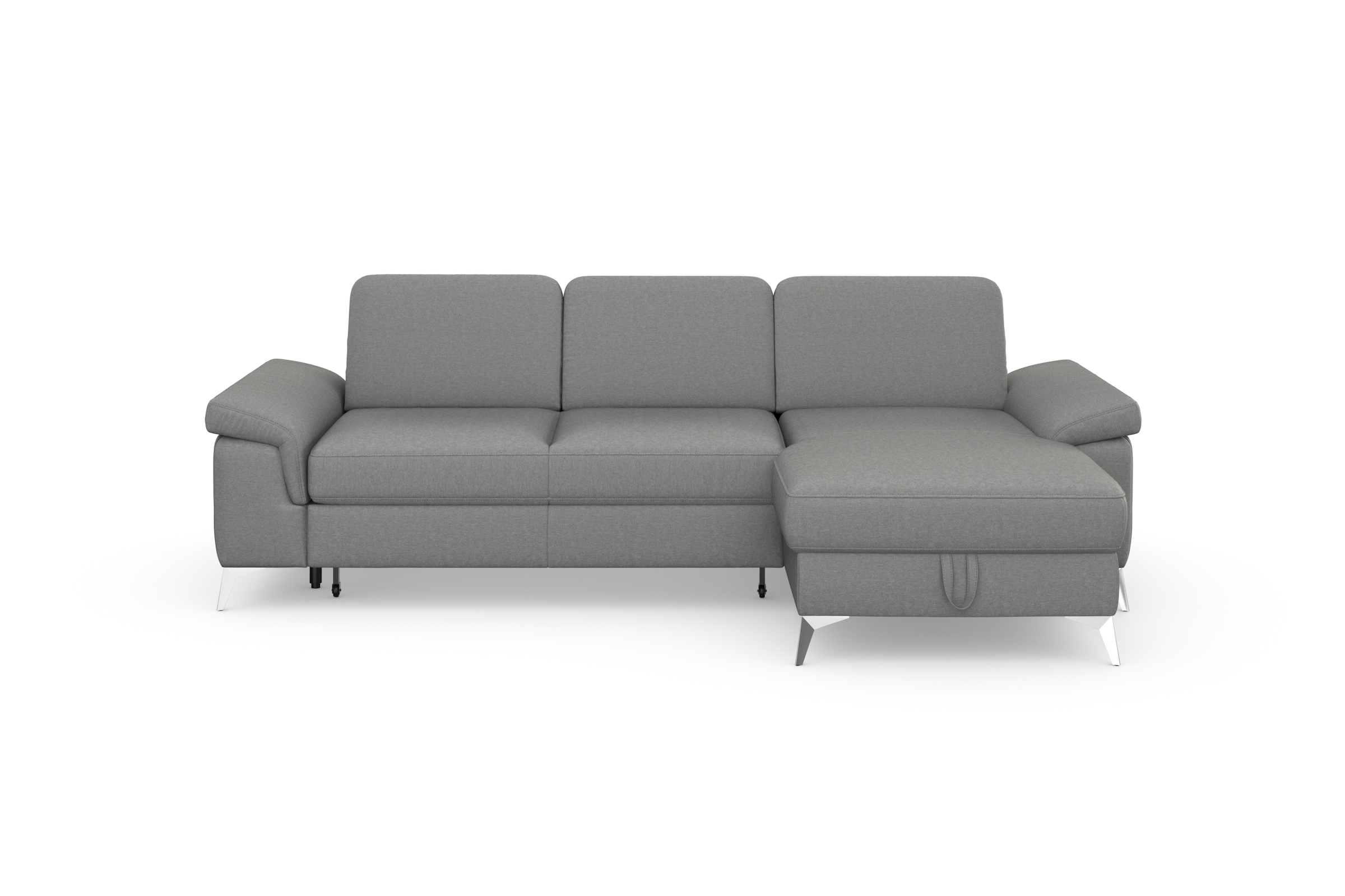 sit&more Ecksofa »Padua L-Form«, inklusive Sitztiefenverstellung, Armteilfunktion und Federkern