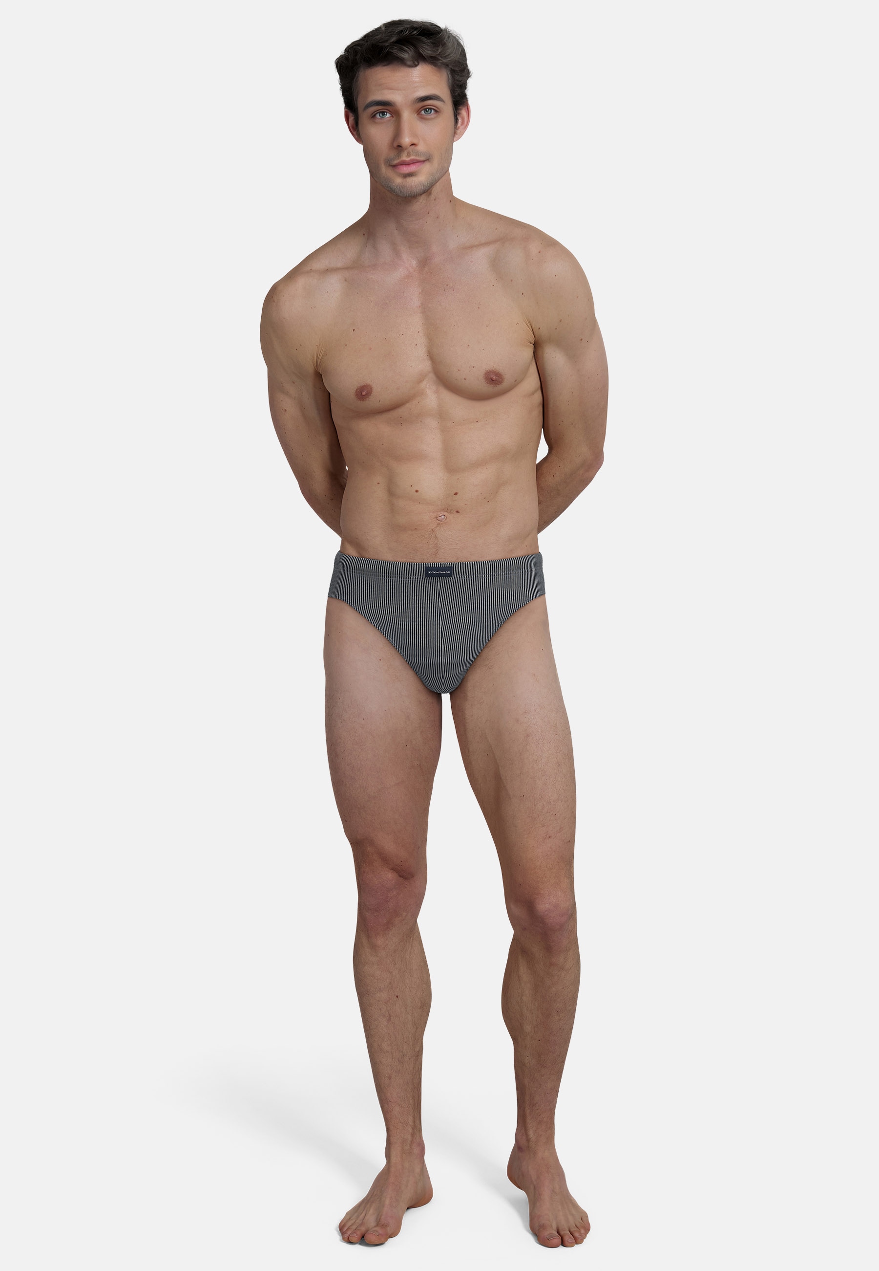 TOM TAILOR Minislip »Kentucky« Packung, 2er Pack, 2 bequem, basic, eng, atmungsaktiv, mit Logo, breiter Bund, Baumwollmix