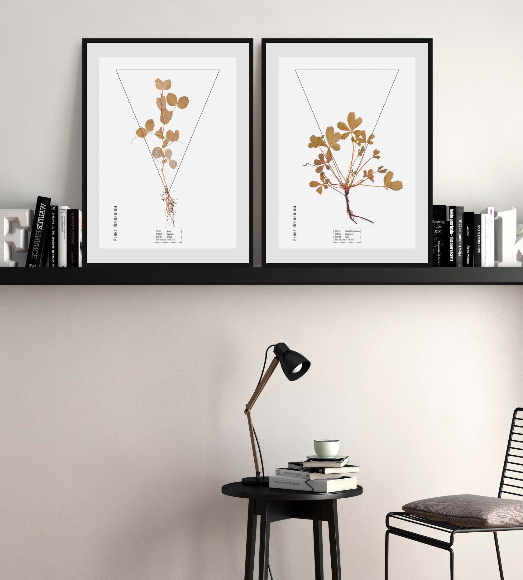 queence Bild »Potentilla fruticosa«, Pflanzen-Pflanzenbilder-Schriftzug, (1 günstig online kaufen