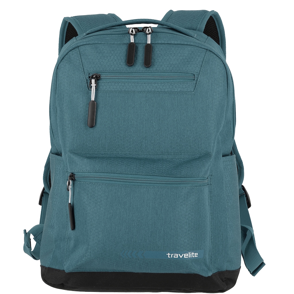 travelite Laptoprucksack »Kick Off M, 40 cm, petrol«