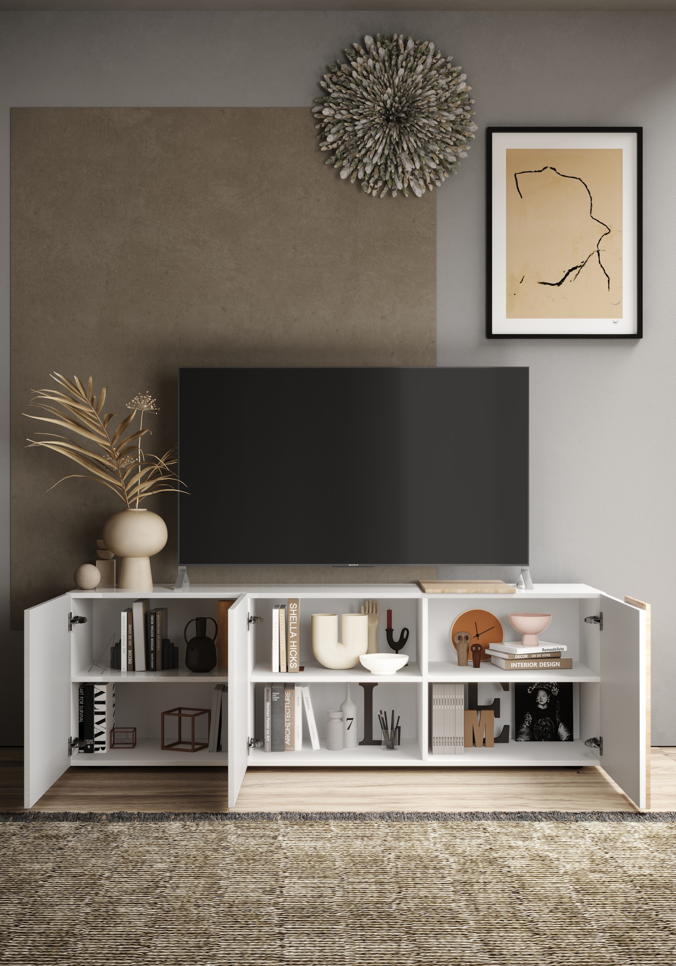 INOSIGN Lowboard »Venus, TV-Bank«, Breite 181 cm