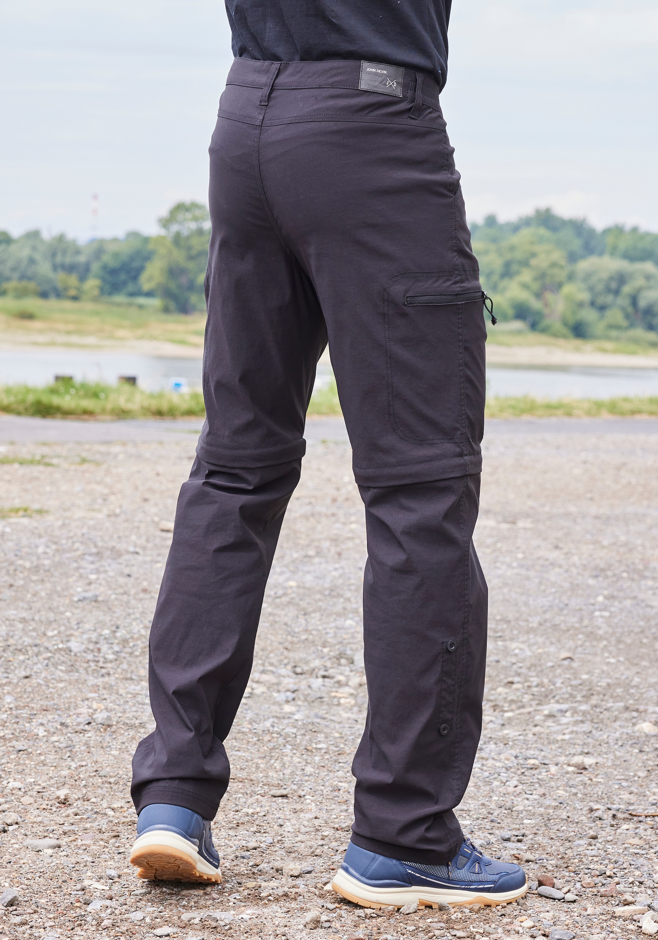 John Devin Trekkinghose »Zipp-Wanderhose«, mit Zipp- Off Beinen