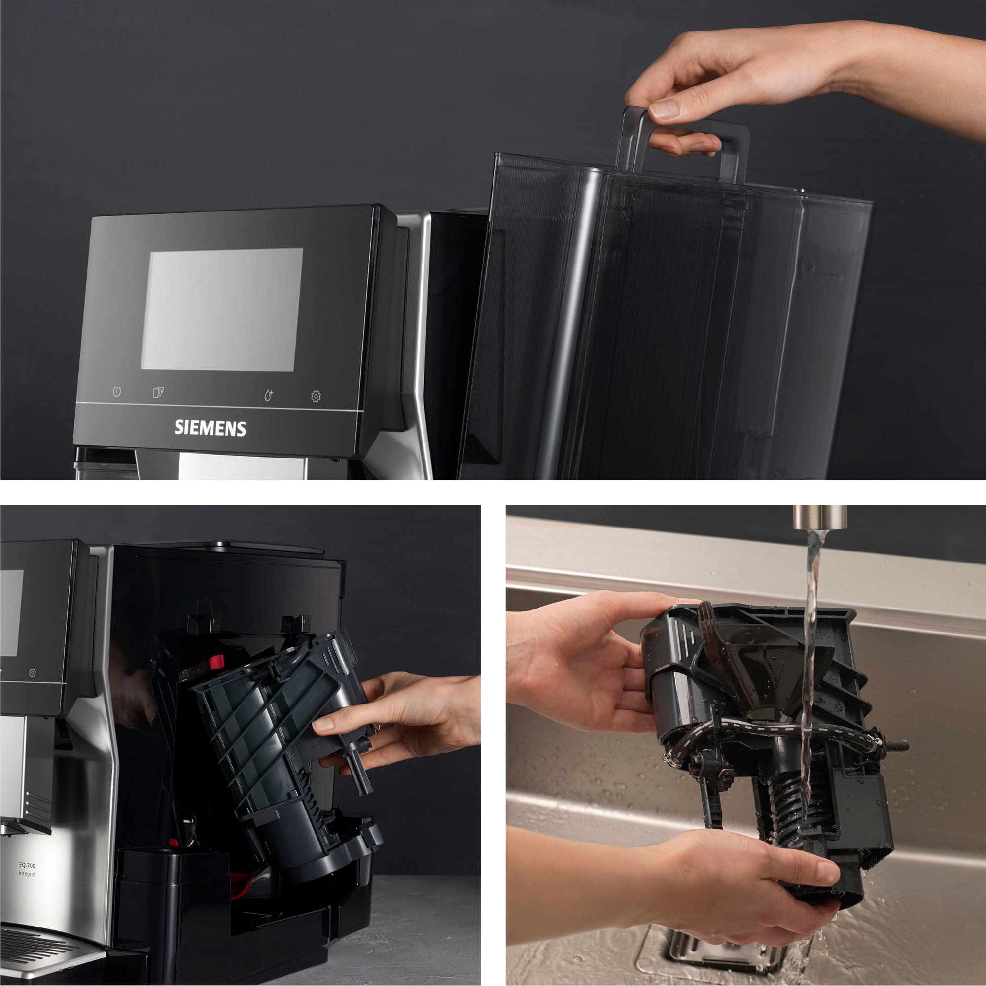 SIEMENS Kaffeevollautomat individuelle Full-Touch-Display, - zu integral TQ707D03«, bestellen 30 »EQ.700 bis Kaffee-Favoriten