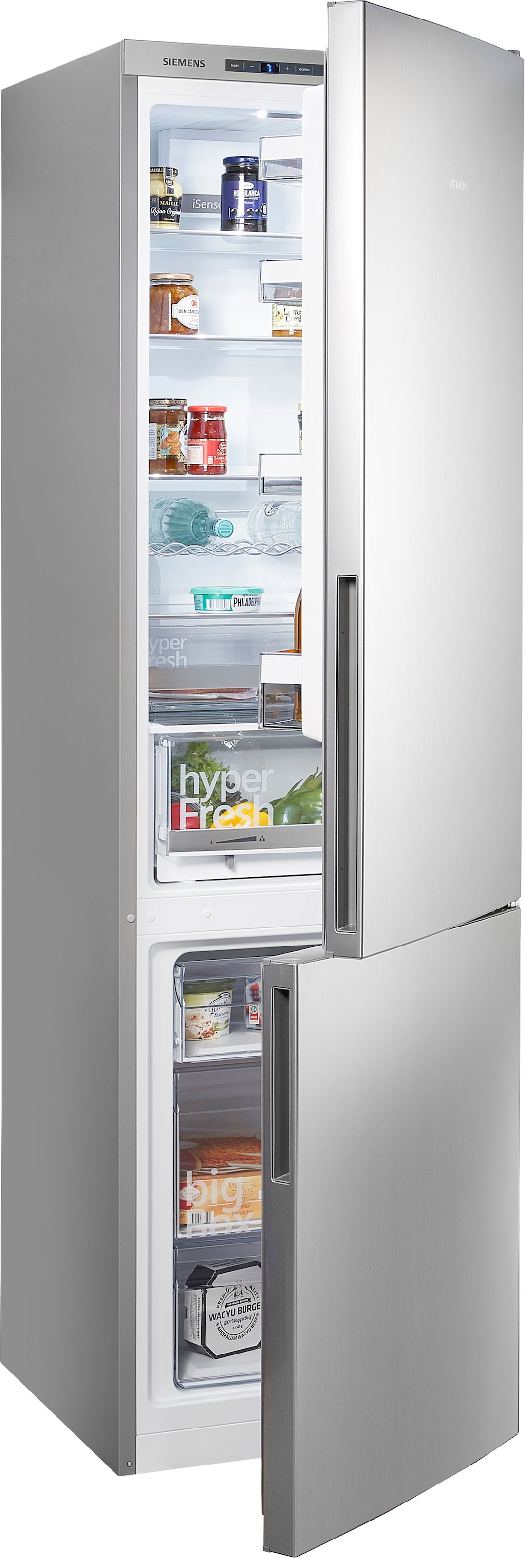 Kühl-Gefrierkombination KGK260, Kühlschrank mit Gefrierfach,  Gefrierschrank, 2in1 Kühlschrank | STABILO mehr als nur Baumarkt!