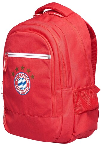 FC Bayern Freizeitrucksack »FC Bayern München 5 Sterne Logo rot«, Aus recyceltem PET... kaufen