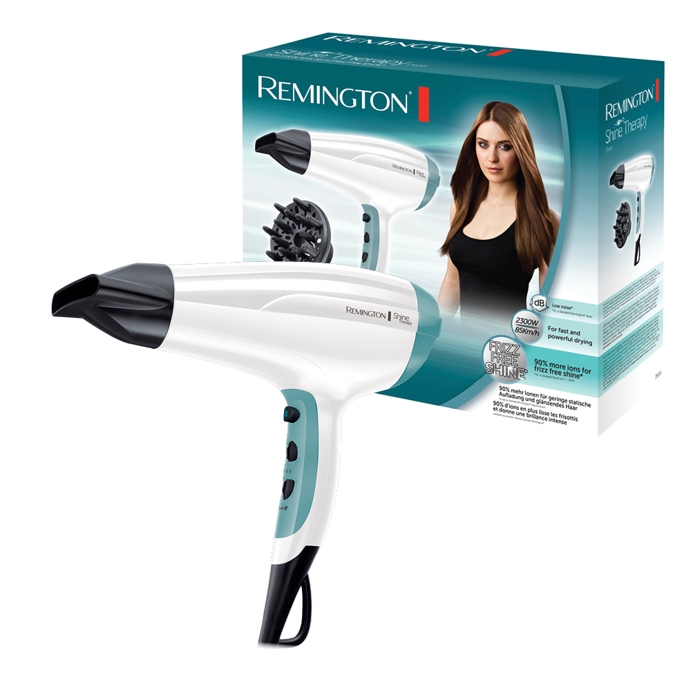 Remington Haartrockner »D 5216«, 2300 W, 2 Aufsätze, mit Ionenpflege leicht & leise+ Diffusor Arganöl & Vitamin E