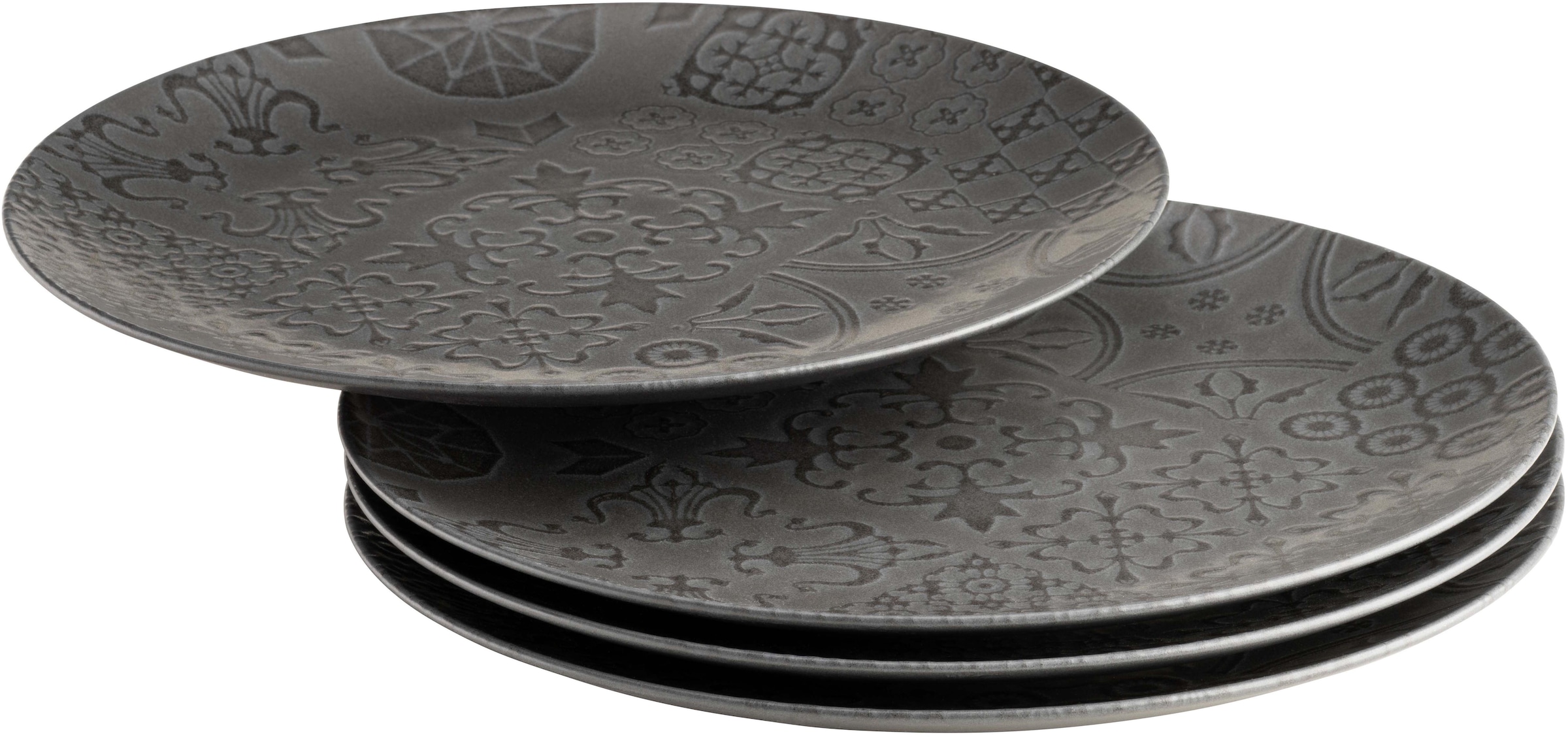 MÄSER Platzteller »Platzteller-Set Tiles, Steinzeug« günstig online kaufen