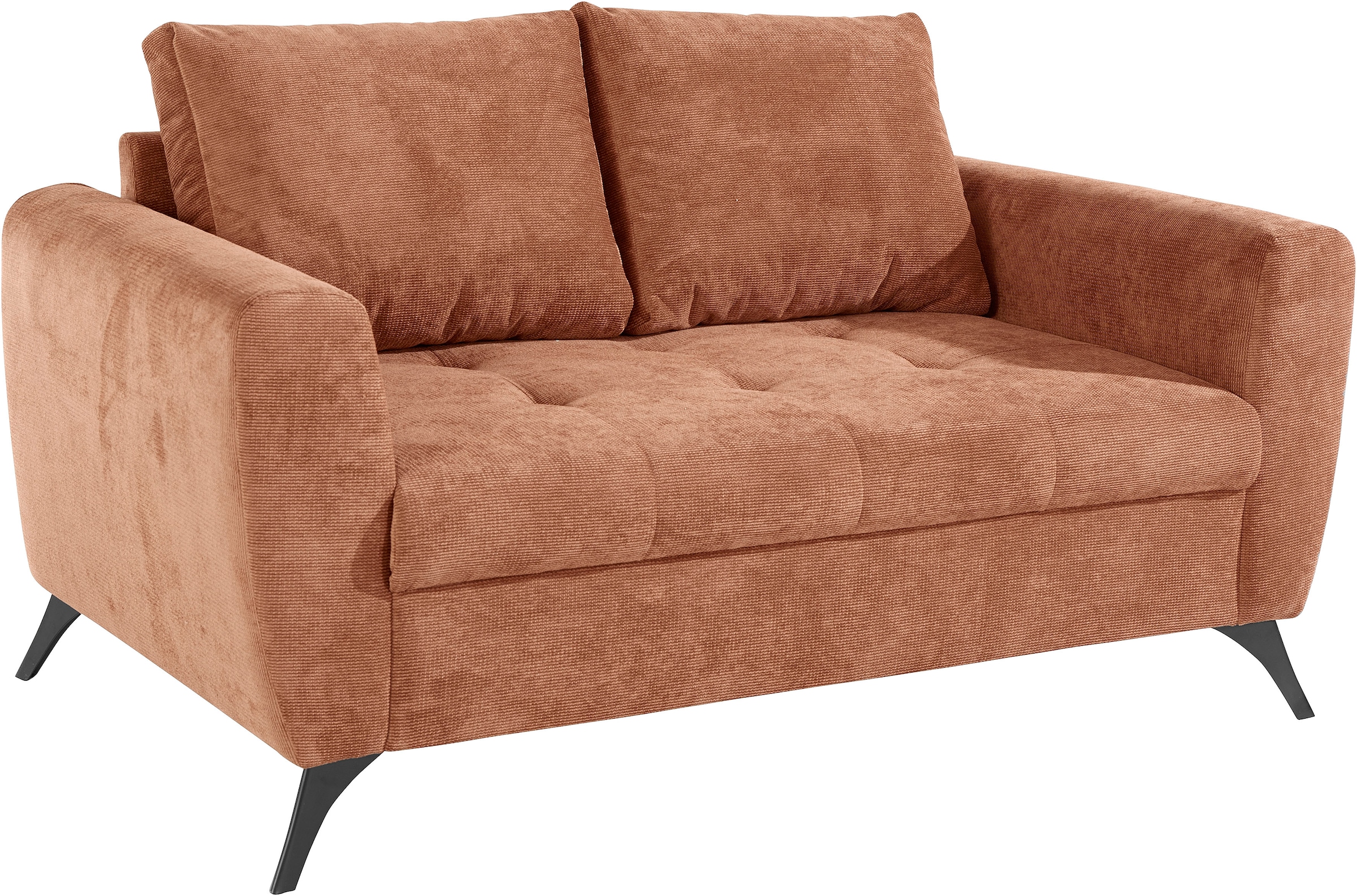 INOSIGN 2-Sitzer »Lörby«, auch mit Aqua clean-Bezug, feine Steppung im  Sitzbereich, lose Kissen auf Raten kaufen | Big Sofas