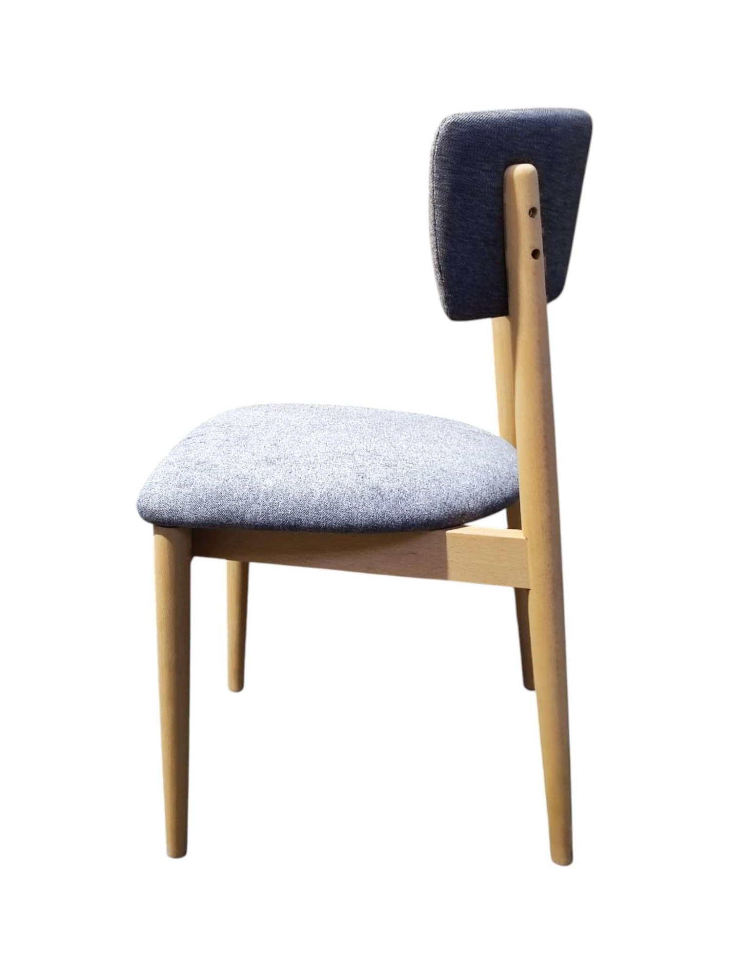 OTTO home Polsterstuhl »Jan Esszimmerstuhl, Küchenstuhl, 4-Fußstuhl« () 2 Stk.Chenille, Massivholzbeine, Retro